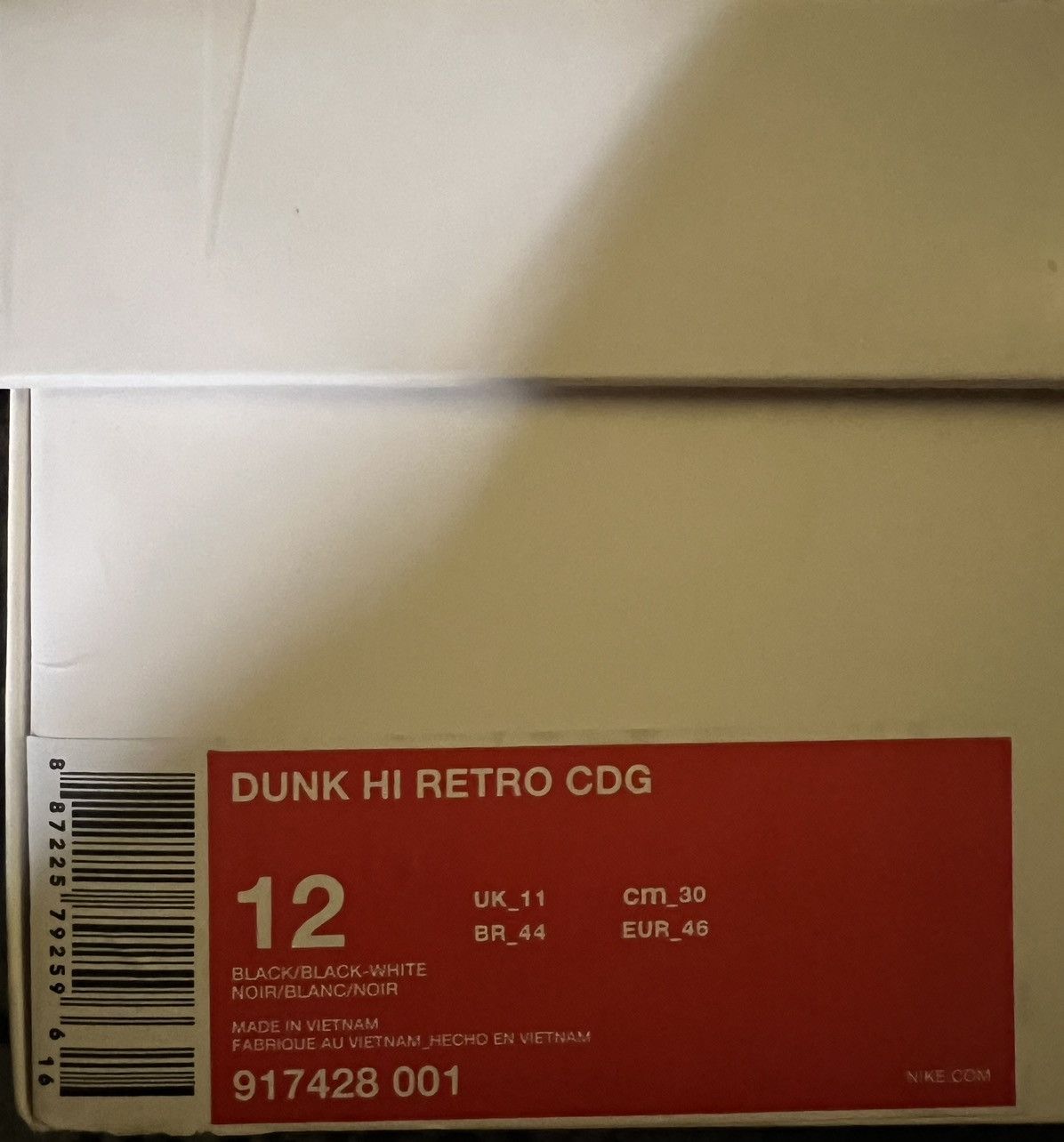 Comme des Garcons × Nike CDGxNike Dunk High Size US 12 / EU 45 - 17 Thumbnail