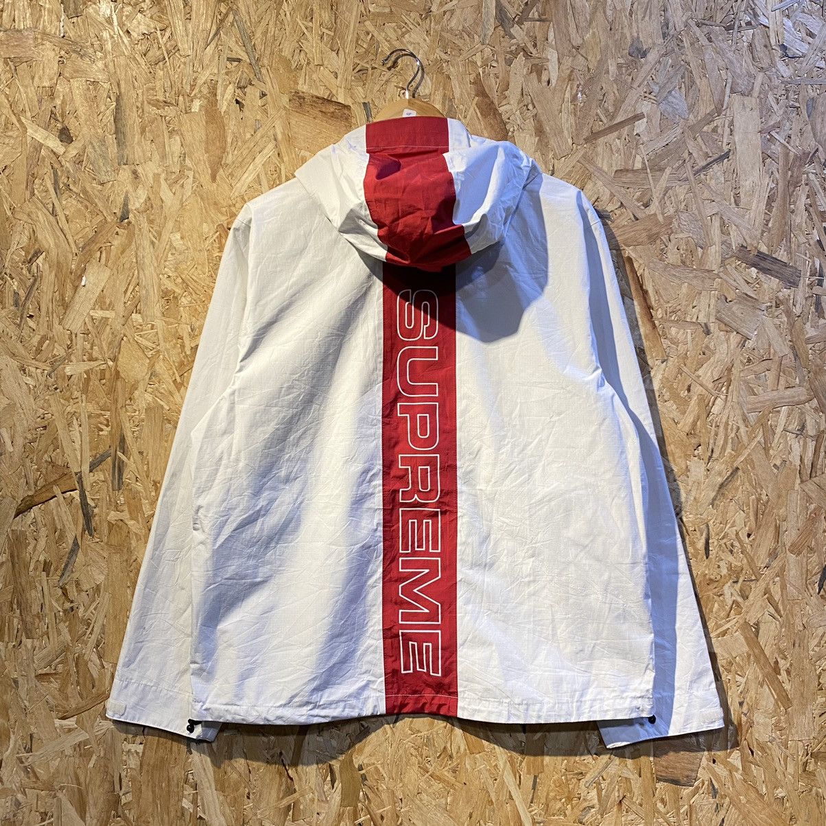 Supreme taped best sale seam jacket red