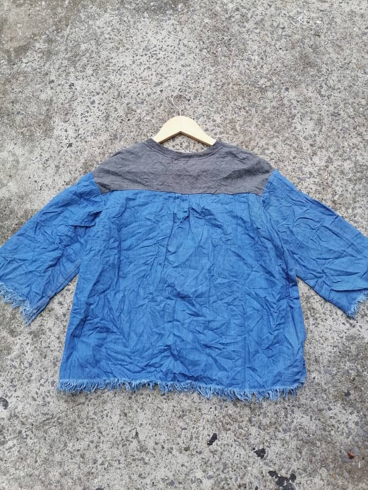 CABANE de ZUCCa Cabane De Zucca Womenwear Denim Shirt Size ONE SIZE - 5 Thumbnail