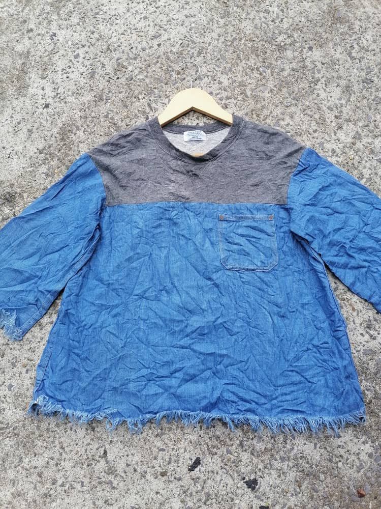 CABANE de ZUCCa Cabane De Zucca Womenwear Denim Shirt Size ONE SIZE - 1 Thumbnail