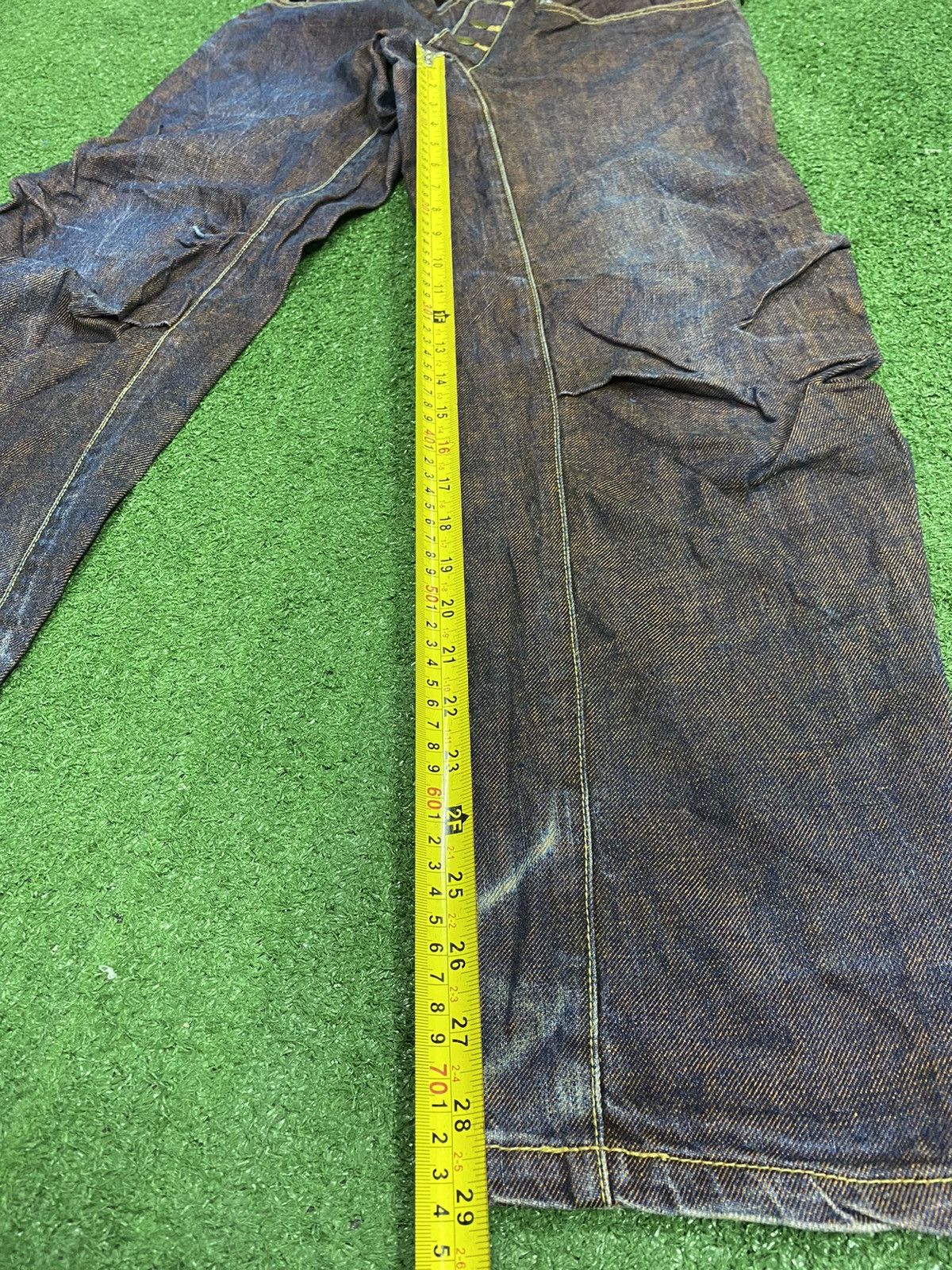 20471120 × Beauty Beast × Japanese Brand Beauty Beast Denim Rare Colour Purple Velvet Size US 31 - 15 Thumbnail