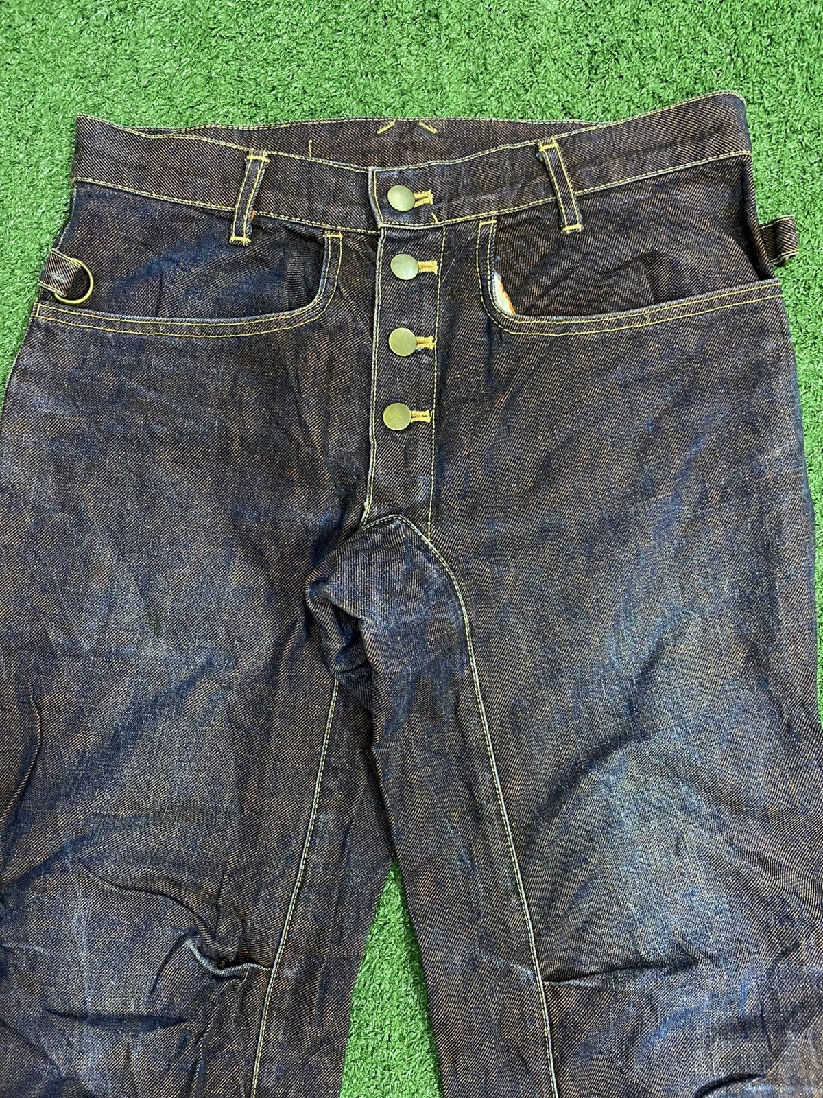 20471120 × Beauty Beast × Japanese Brand Beauty Beast Denim Rare Colour Purple Velvet Size US 31 - 5 Thumbnail