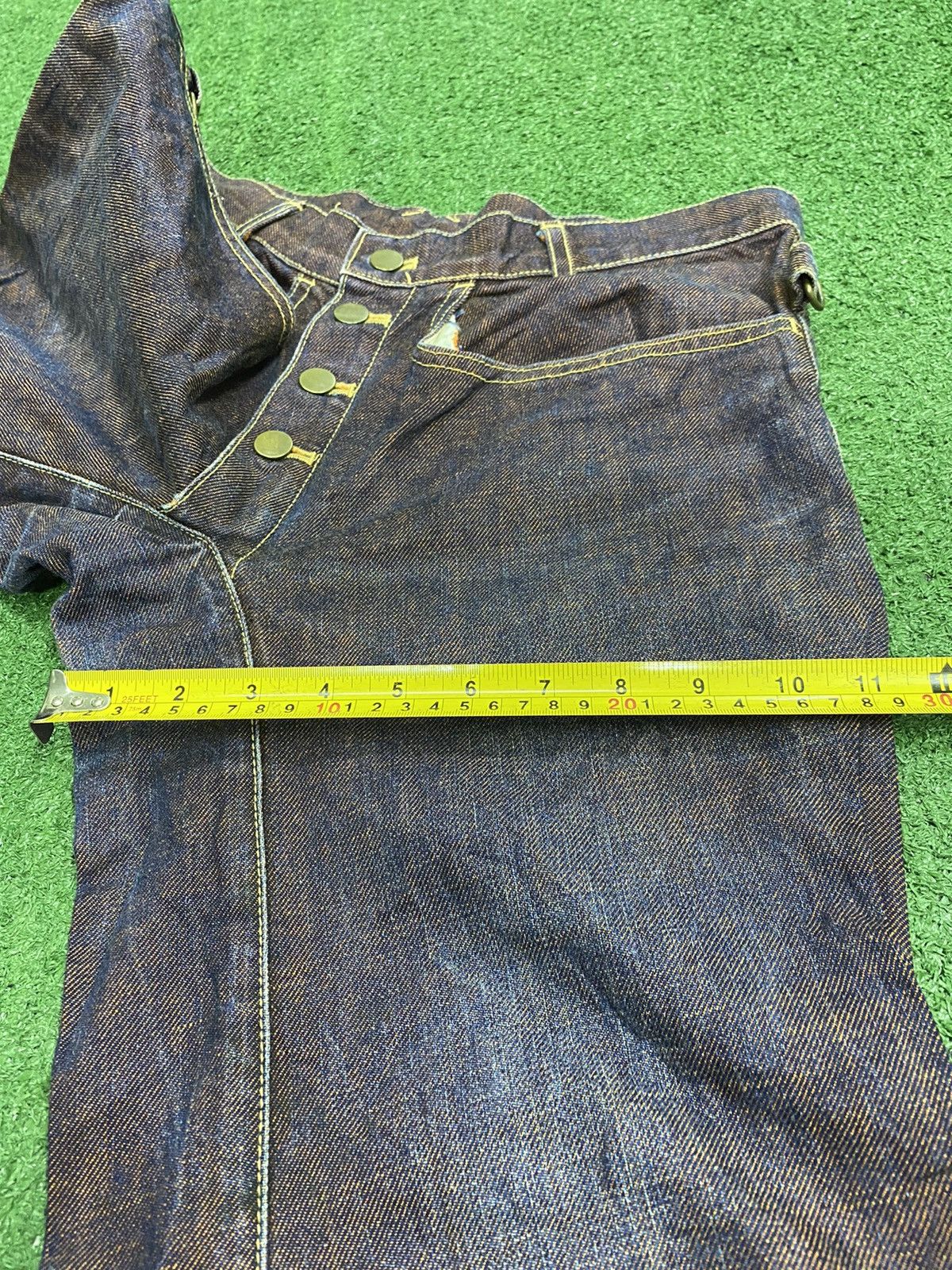 20471120 × Beauty Beast × Japanese Brand Beauty Beast Denim Rare Colour Purple Velvet Size US 31 - 12 Thumbnail