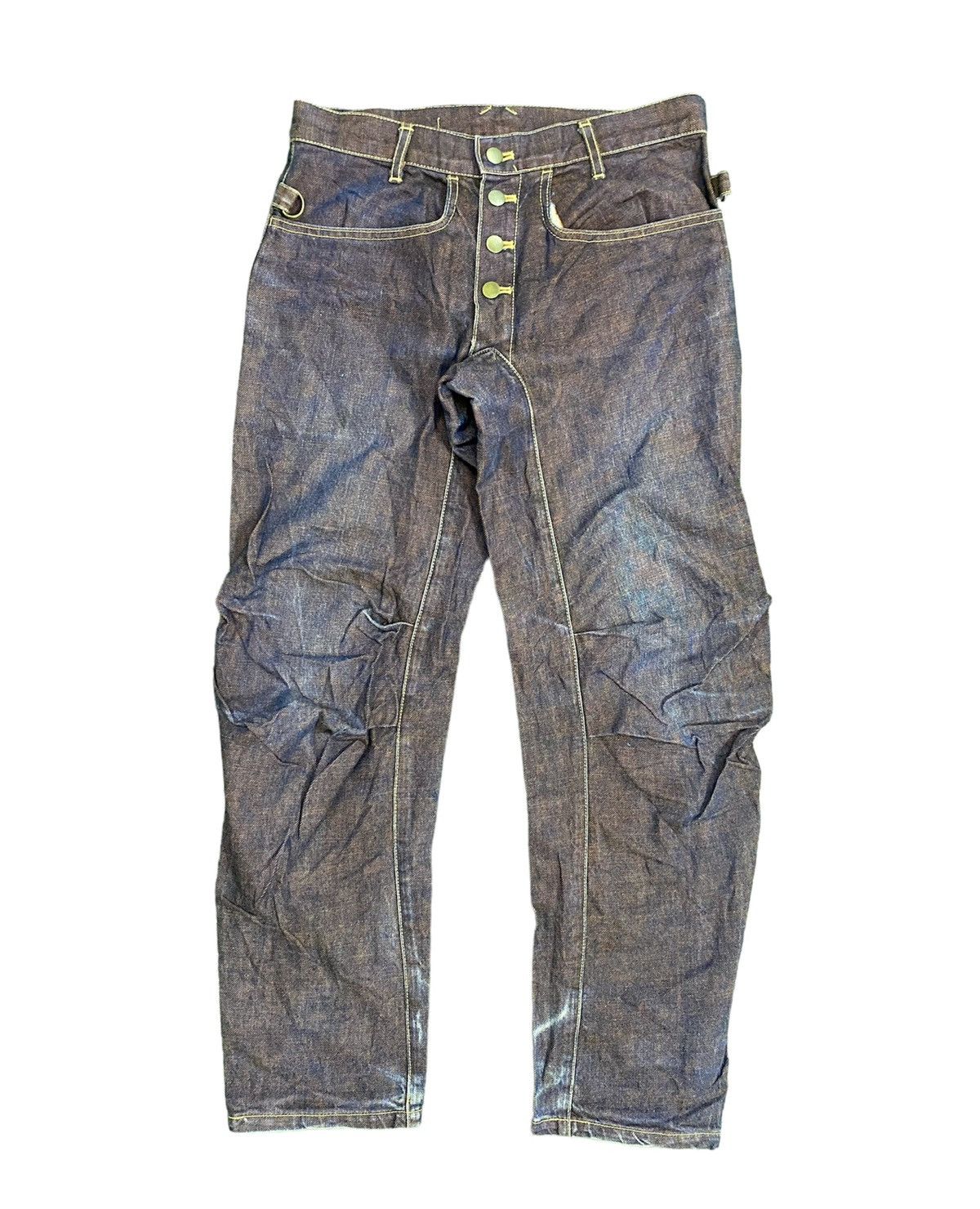 20471120 × Beauty Beast × Japanese Brand Beauty Beast Denim Rare Colour Purple Velvet Size US 31 - 1 Thumbnail