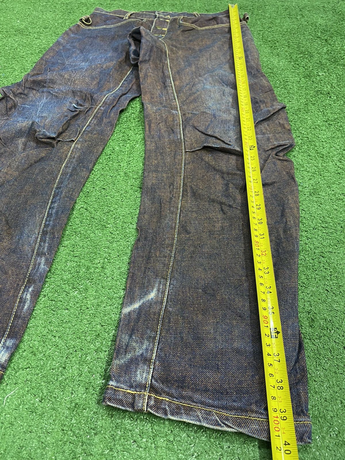 20471120 × Beauty Beast × Japanese Brand Beauty Beast Denim Rare Colour Purple Velvet Size US 31 - 16 Thumbnail