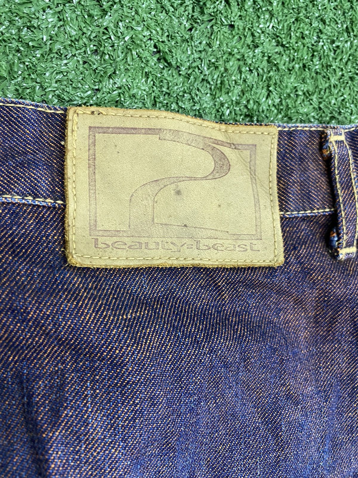 20471120 × Beauty Beast × Japanese Brand Beauty Beast Denim Rare Colour Purple Velvet Size US 31 - 4 Thumbnail
