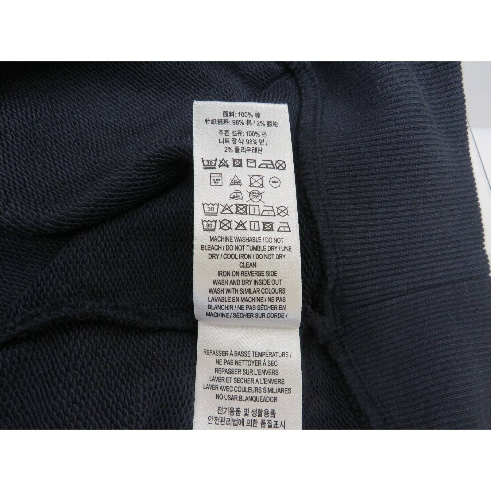 Burberry $820 ALBIAN NAVY BLUE COTTON WHITE TB LOGO PULLOVER HOODIE M Size US M / EU 48-50 / 2 - 12 Thumbnail