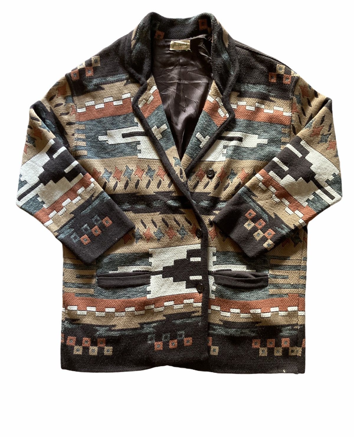 Other NATIVE NAVAJO JACKET by VINCENNE ITALY Size US XL / EU 56 / 4 - 1 Thumbnail