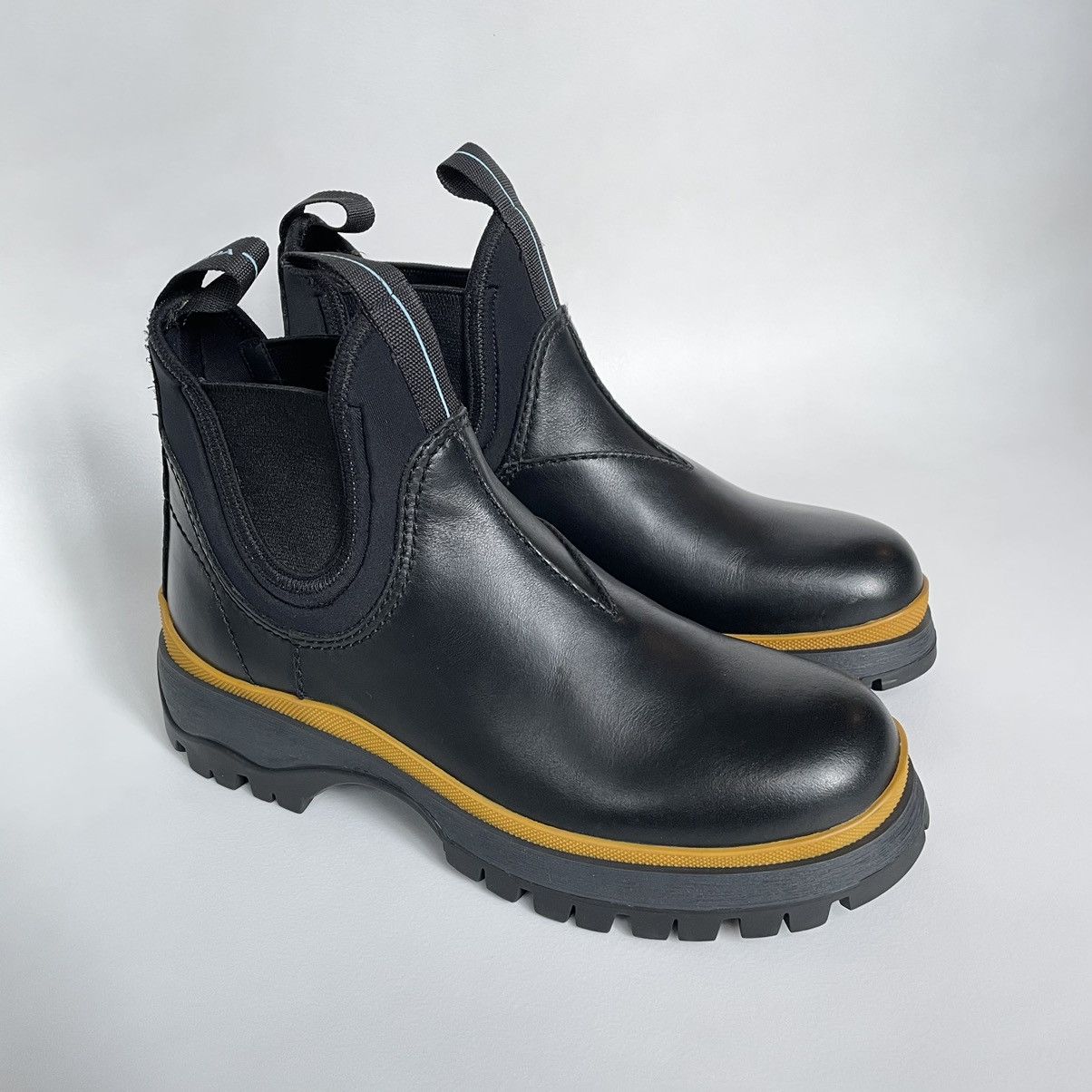 Prada A/W 18 Black Leather ‘Brixxen’ Boots Size US 7 / IT 37 - 9 Thumbnail