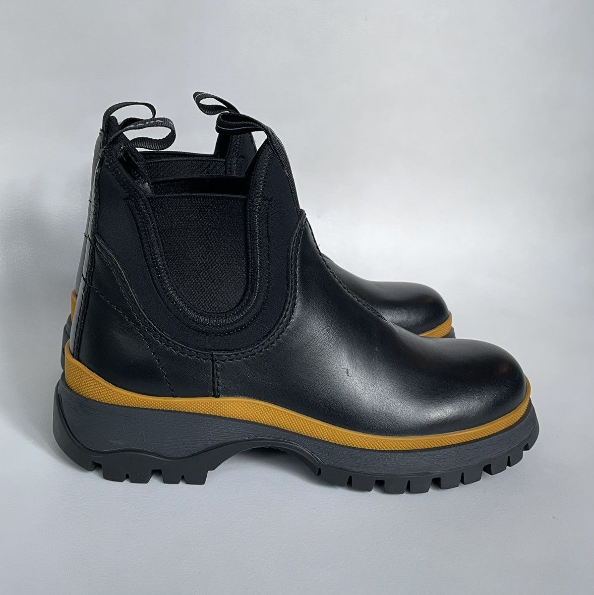 Prada A/W 18 Black Leather ‘Brixxen’ Boots Size US 7 / IT 37 - 15 Thumbnail