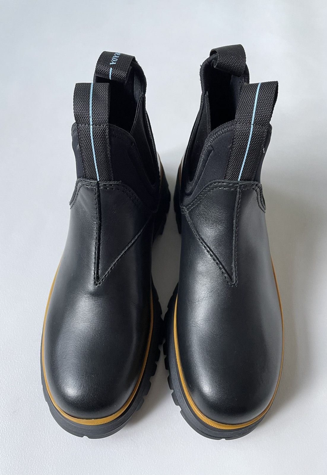 Prada A/W 18 Black Leather ‘Brixxen’ Boots Size US 7 / IT 37 - 4 Thumbnail
