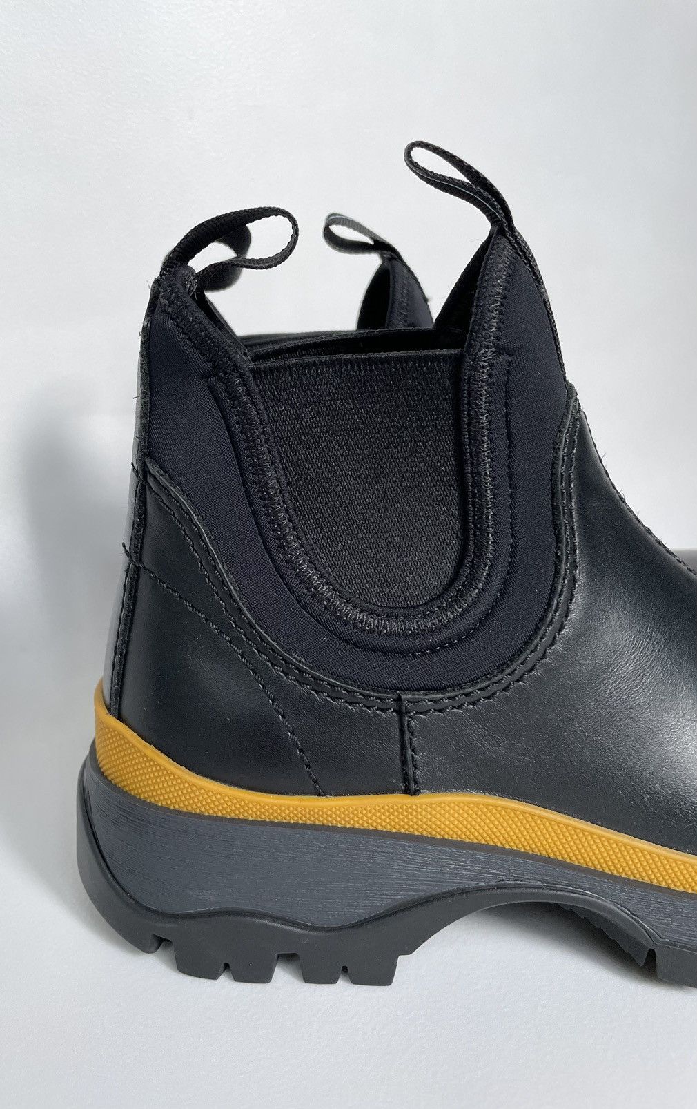 Prada A/W 18 Black Leather ‘Brixxen’ Boots Size US 7 / IT 37 - 10 Thumbnail