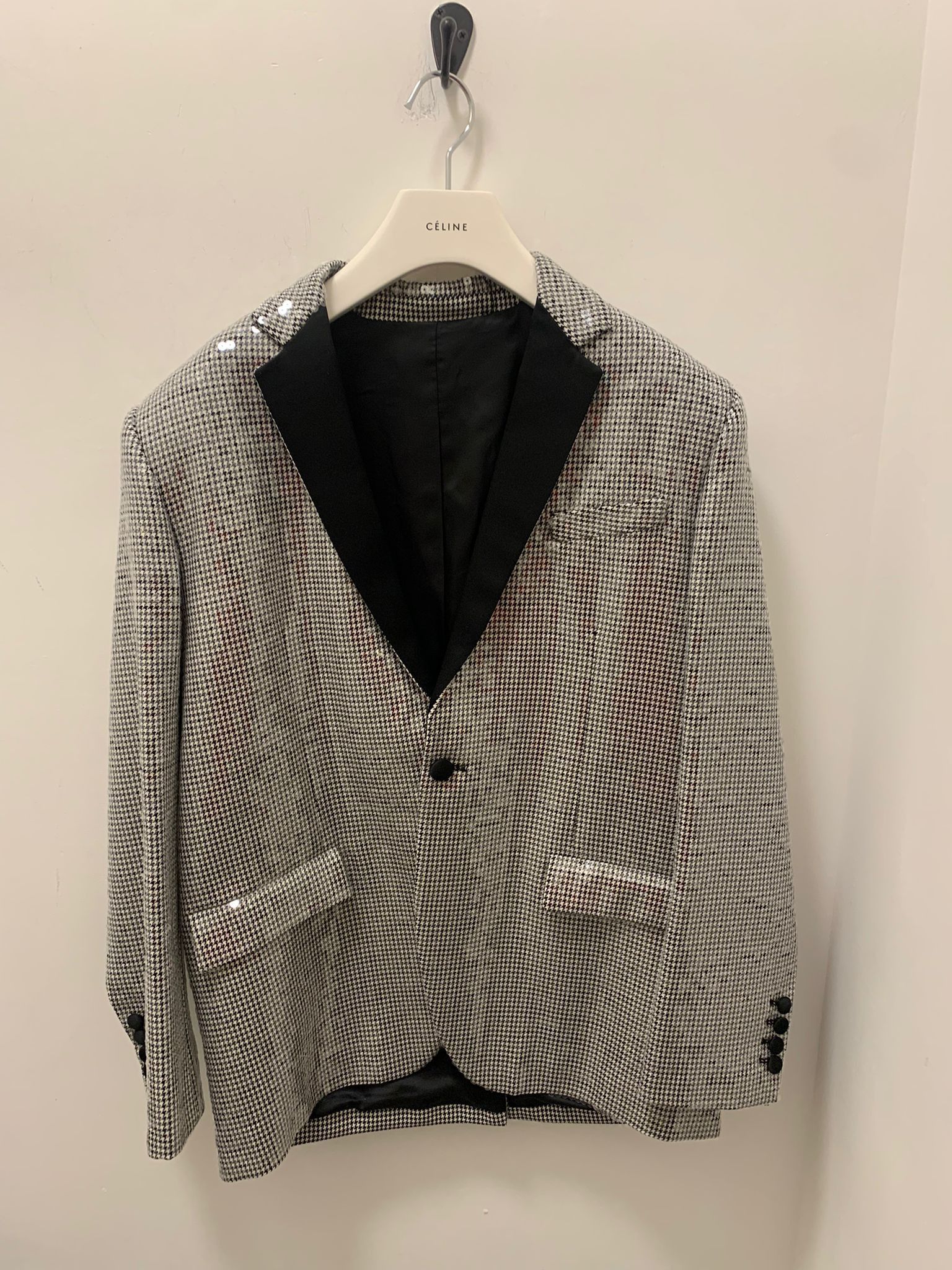 Celine Blazer V165 All Over Brodee Size US M / EU 48-50 / 2 - 2 Thumbnail