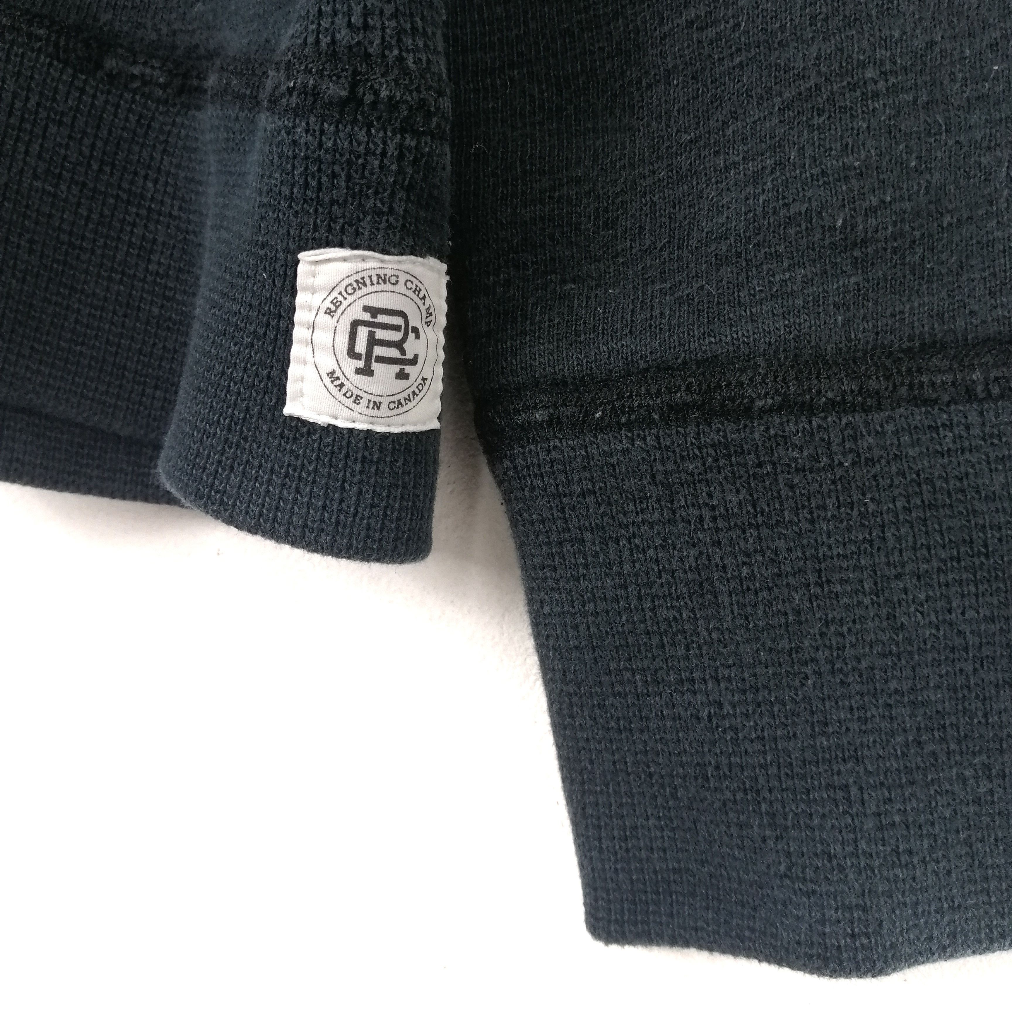 Reigning Champ 🔥Reigning Champ faded black crewneck sweatshirt Size US M / EU 48-50 / 2 - 3 Thumbnail