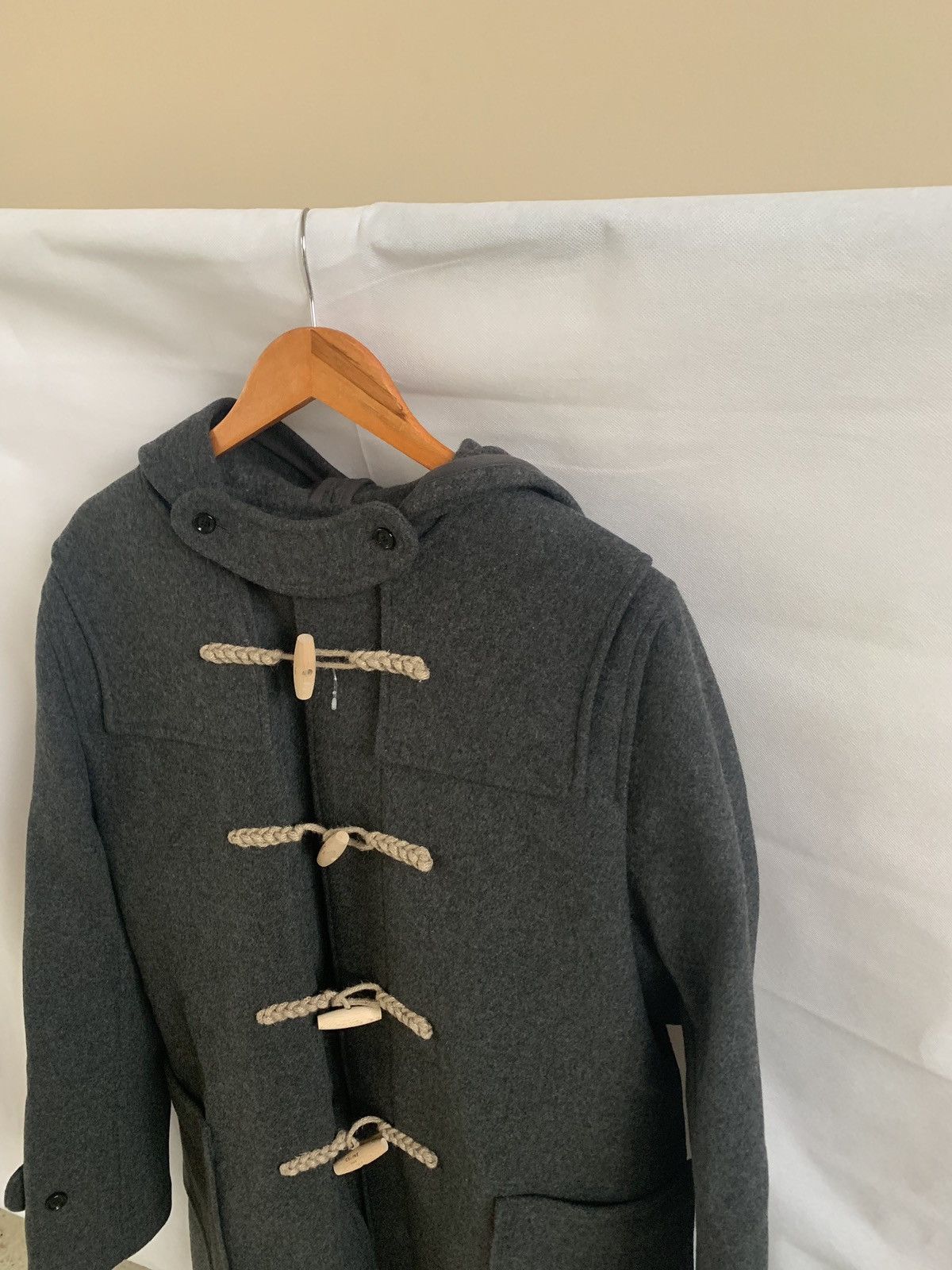 Celine FW19 Grey Melange Duffle Coat Size US M / EU 48-50 / 2 - 5 Thumbnail