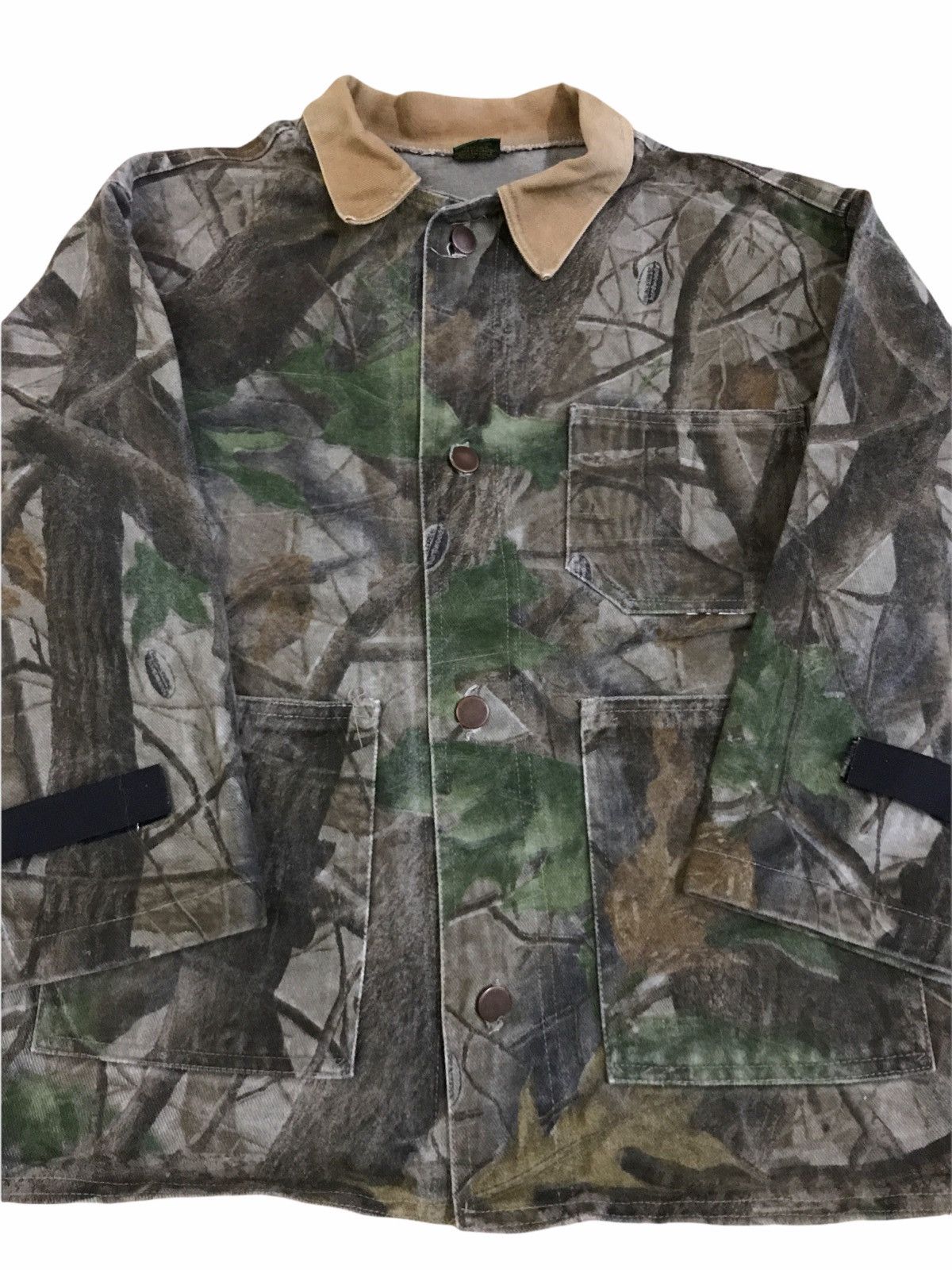 Vintage Vintage Real Tree Camo J.Tughy’s Hunting Jacket Size US XXS / EU 40 - 3 Thumbnail