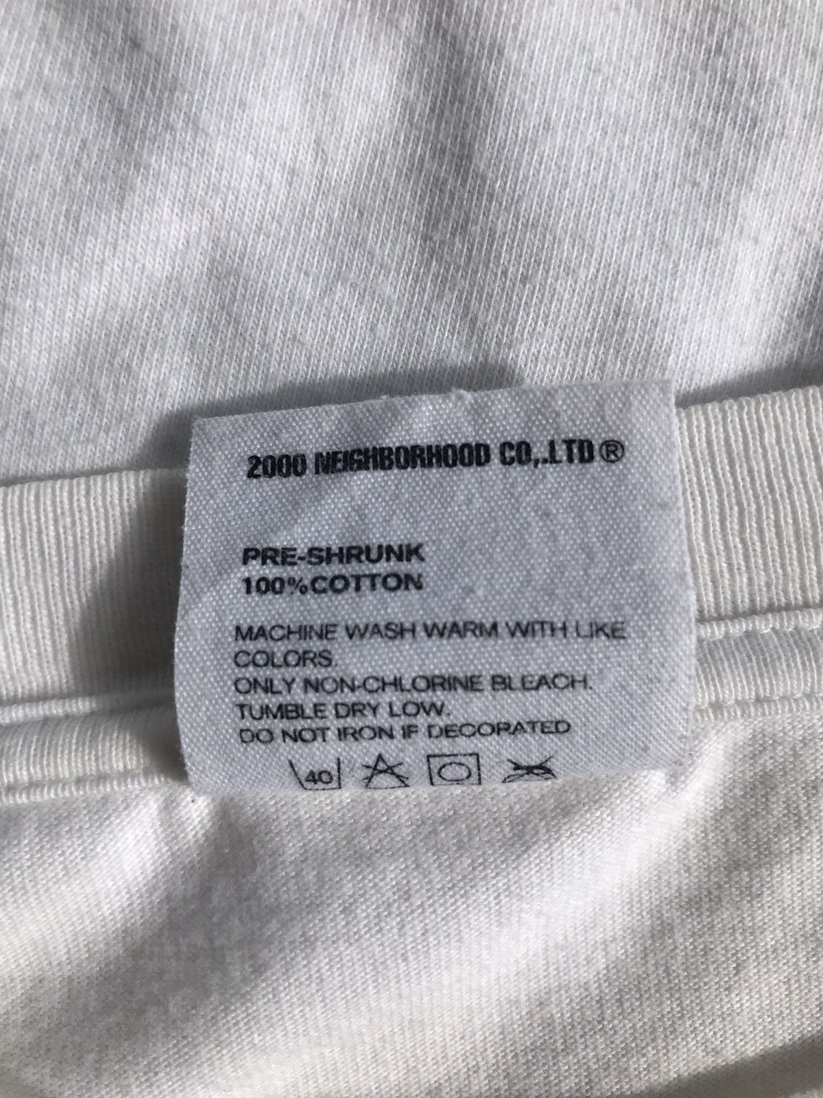 Neighborhood Neighborhood Japan SS2000 Iconic Logo Tee Size US L / EU 52-54 / 3 - 8 Thumbnail