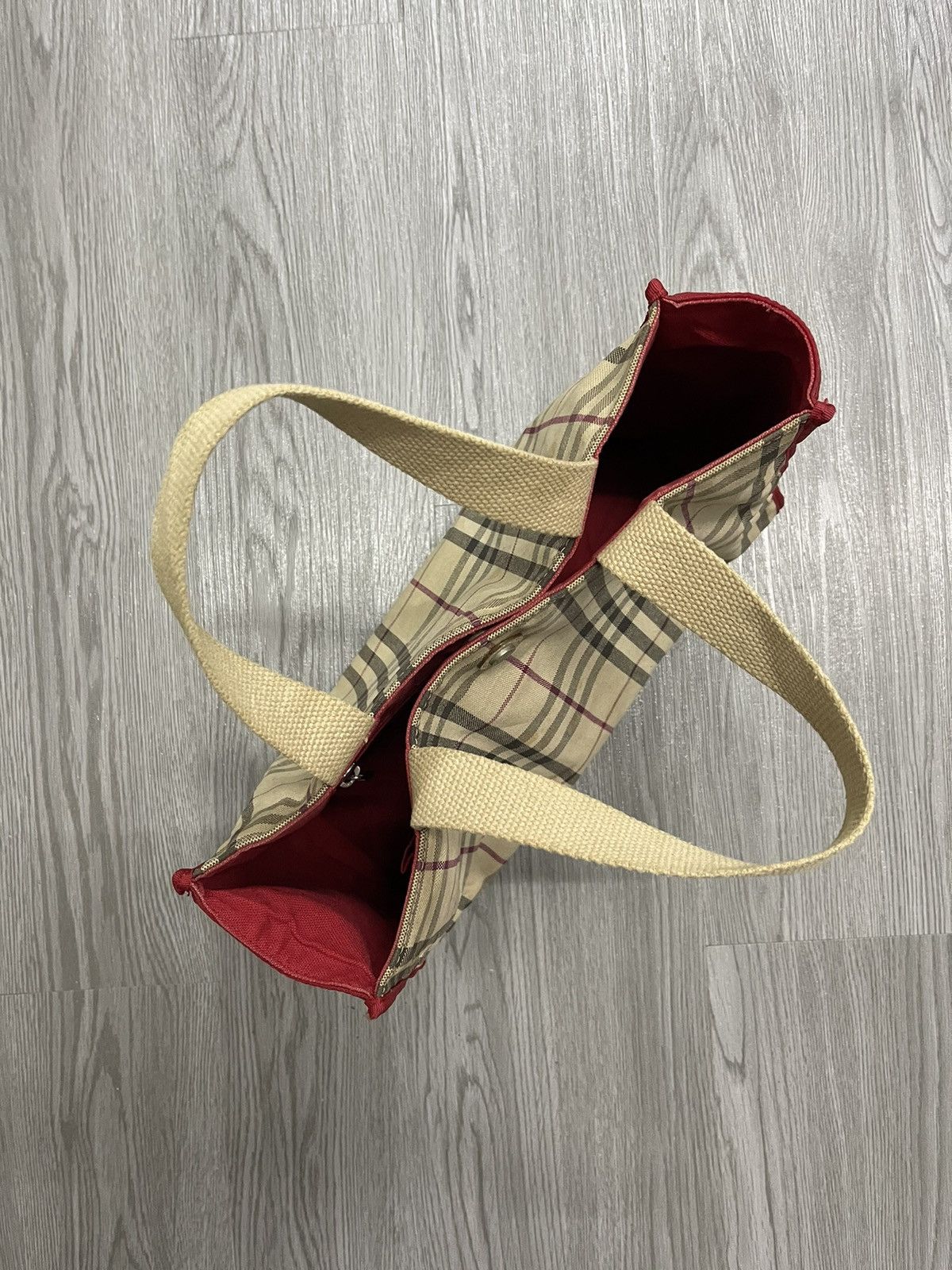 Burberry Burberry London Nova Check and Red Totes Size ONE SIZE - 5 Thumbnail
