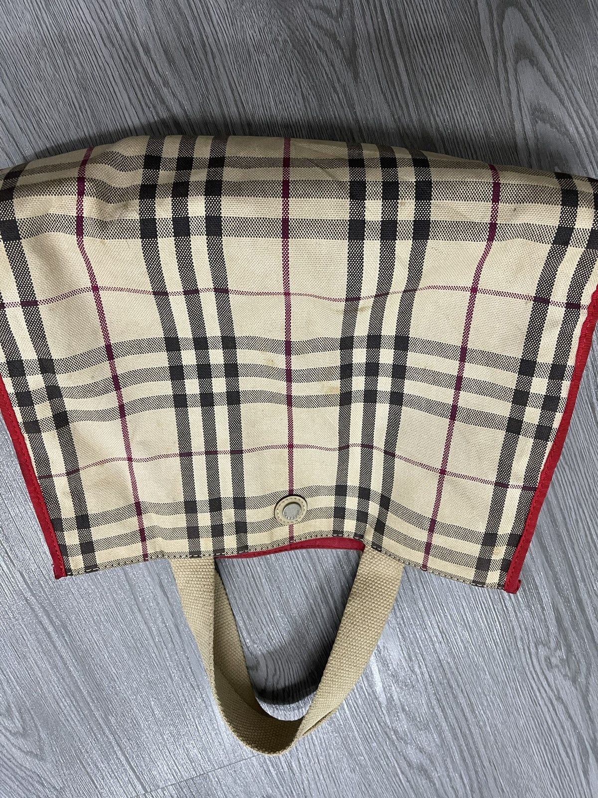 Burberry Burberry London Nova Check and Red Totes Size ONE SIZE - 11 Thumbnail