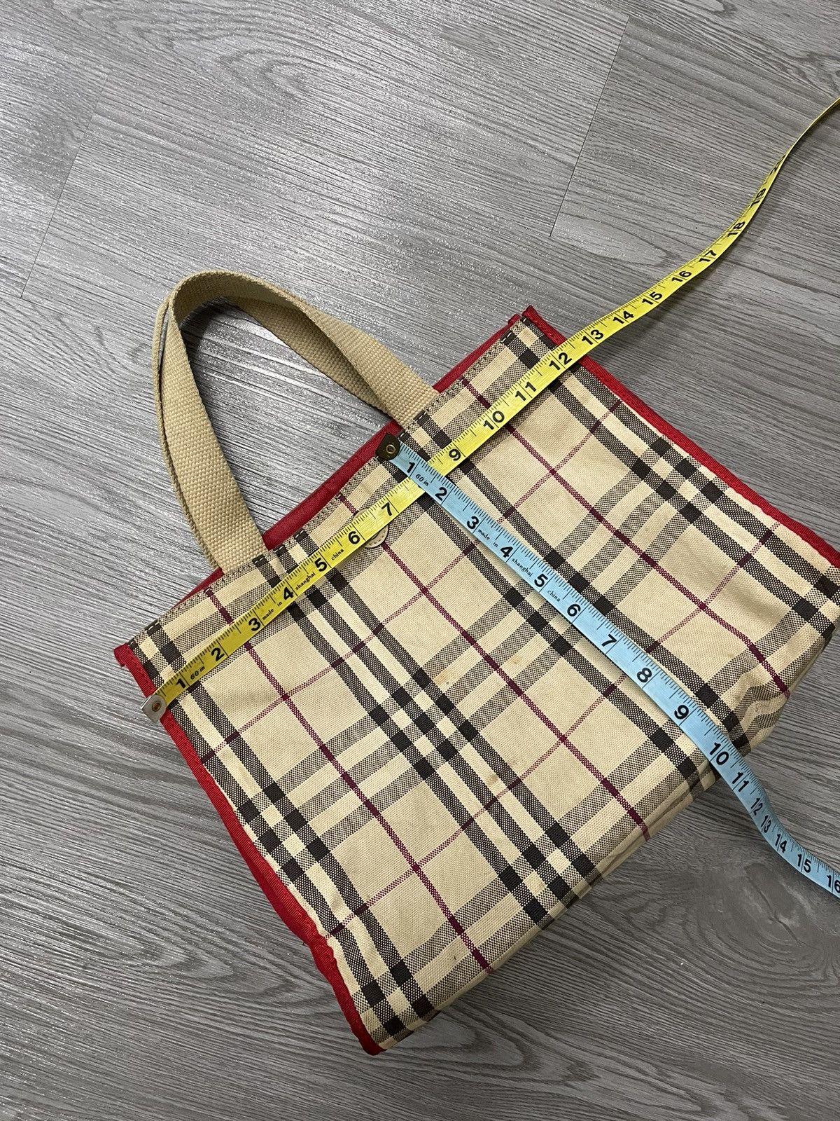 Burberry Burberry London Nova Check and Red Totes Size ONE SIZE - 13 Thumbnail