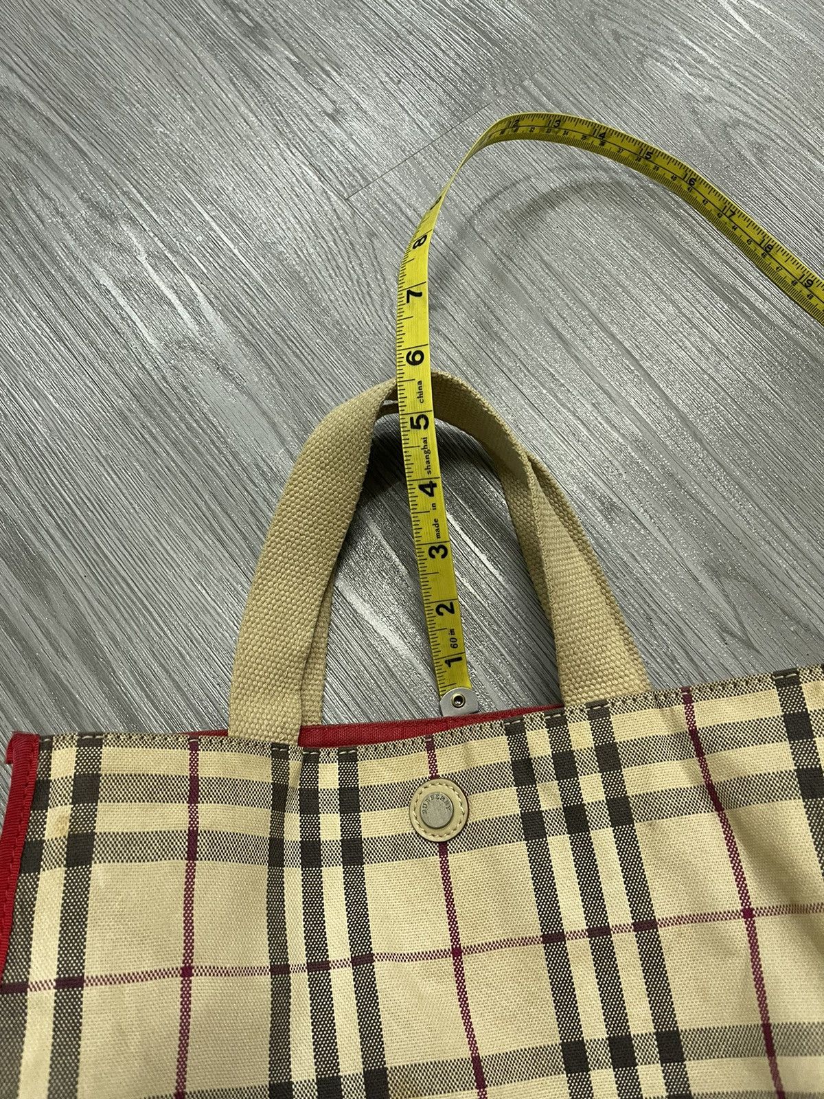 Burberry Burberry London Nova Check and Red Totes Size ONE SIZE - 15 Thumbnail