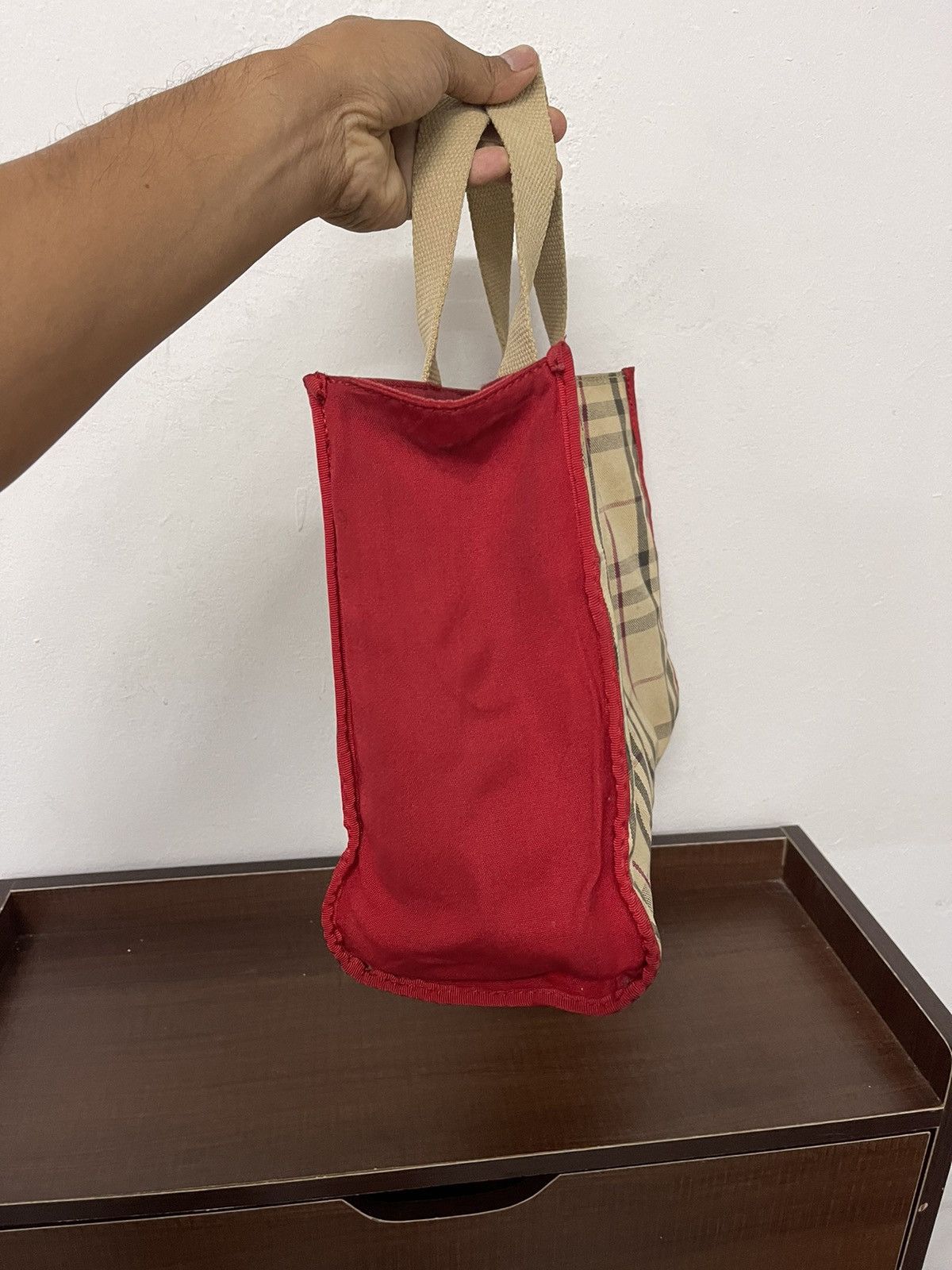 Burberry Burberry London Nova Check and Red Totes Size ONE SIZE - 2 Thumbnail