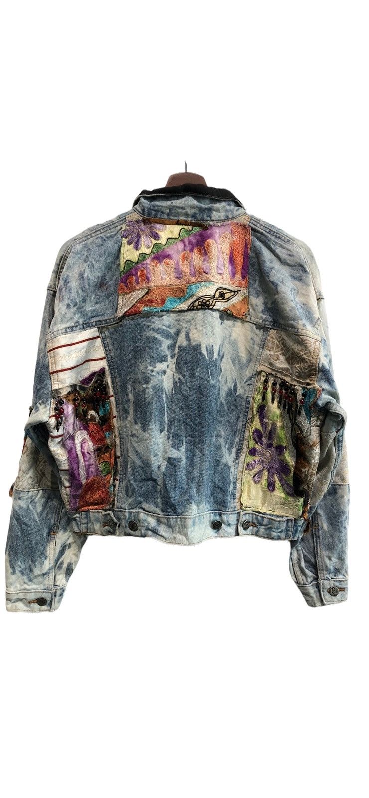 Vintage Vintage Chico’s Custom Made Denim Jacket Size US M / EU 48-50 / 2 - 2 Thumbnail