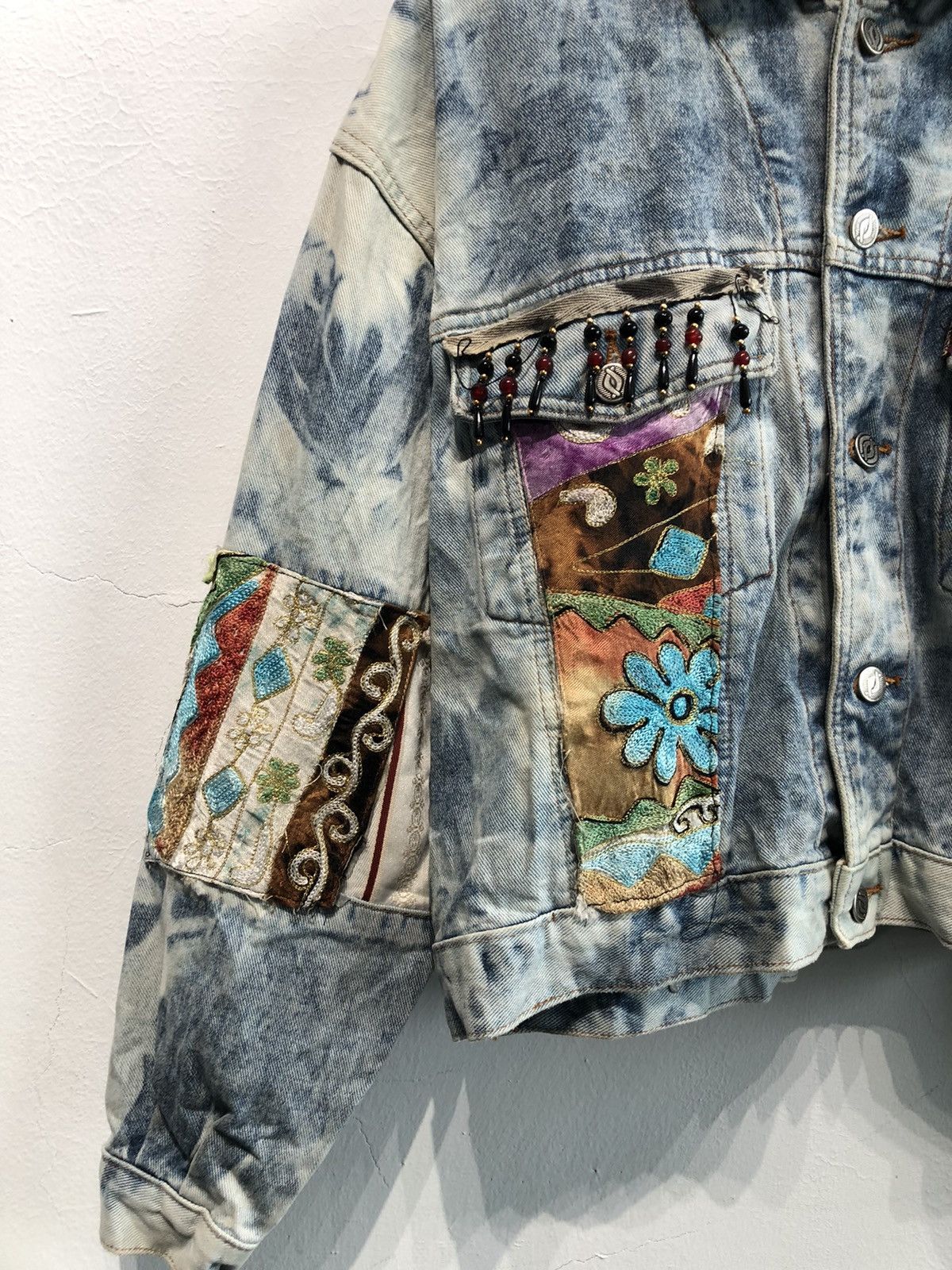 Vintage Vintage Chico’s Custom Made Denim Jacket Size US M / EU 48-50 / 2 - 4 Thumbnail
