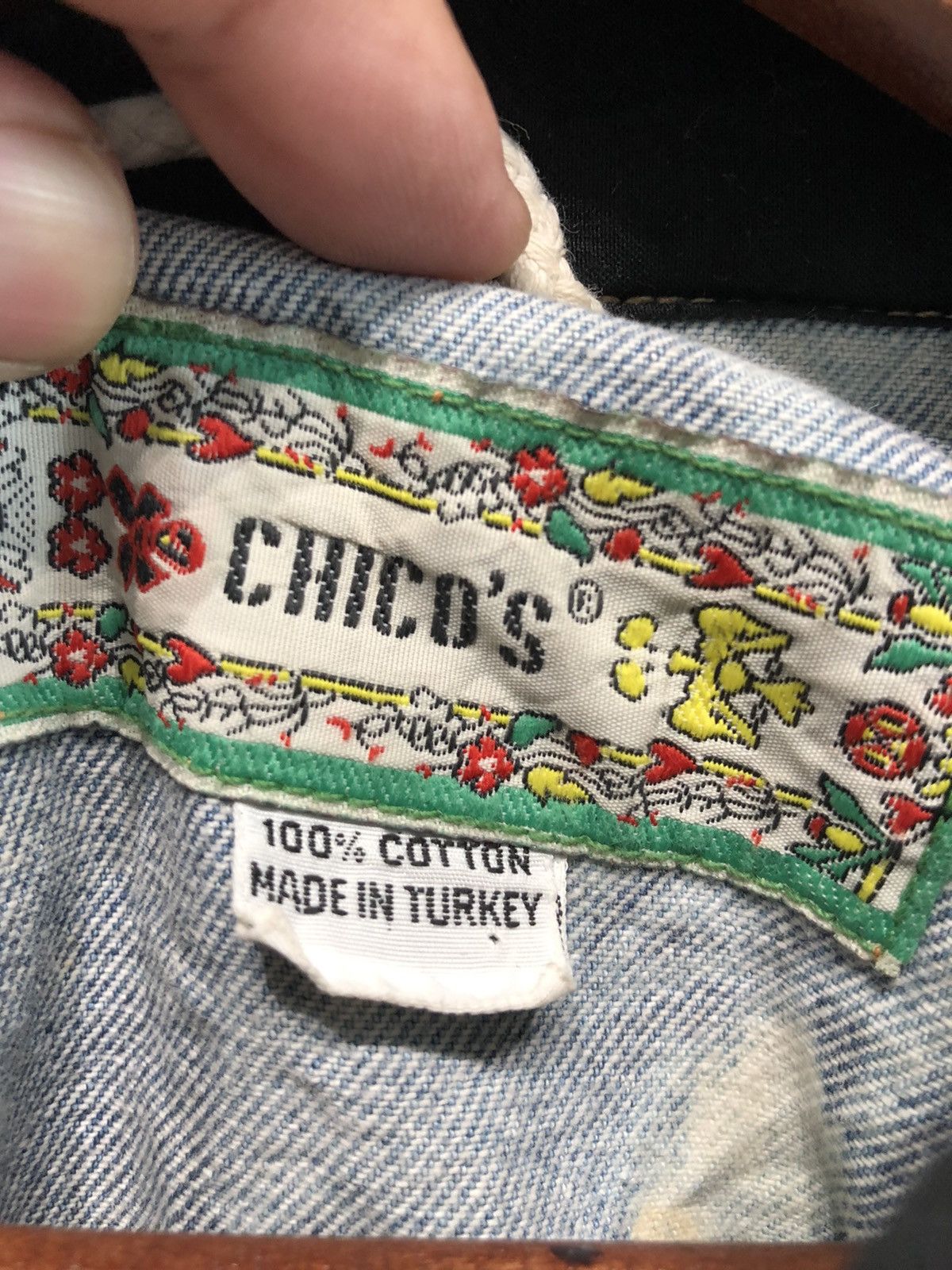 Vintage Vintage Chico’s Custom Made Denim Jacket Size US M / EU 48-50 / 2 - 5 Thumbnail