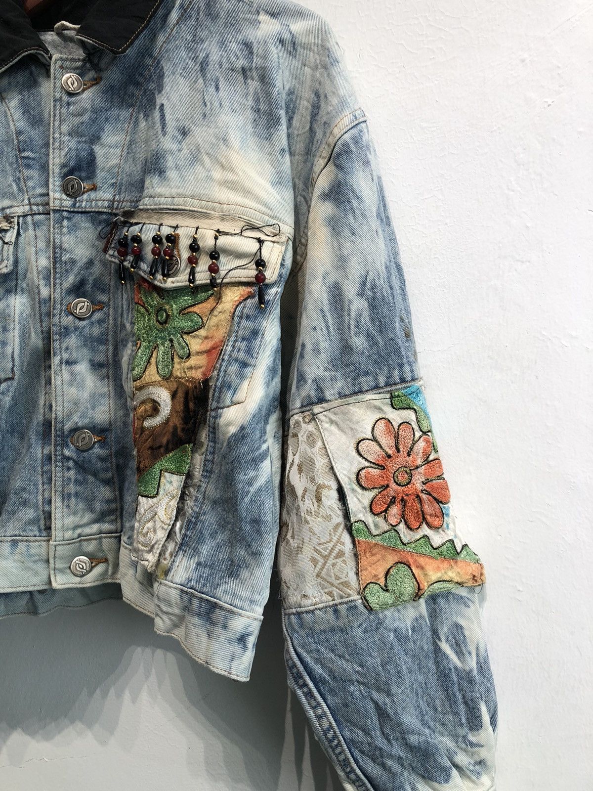 Vintage Vintage Chico’s Custom Made Denim Jacket Size US M / EU 48-50 / 2 - 3 Thumbnail