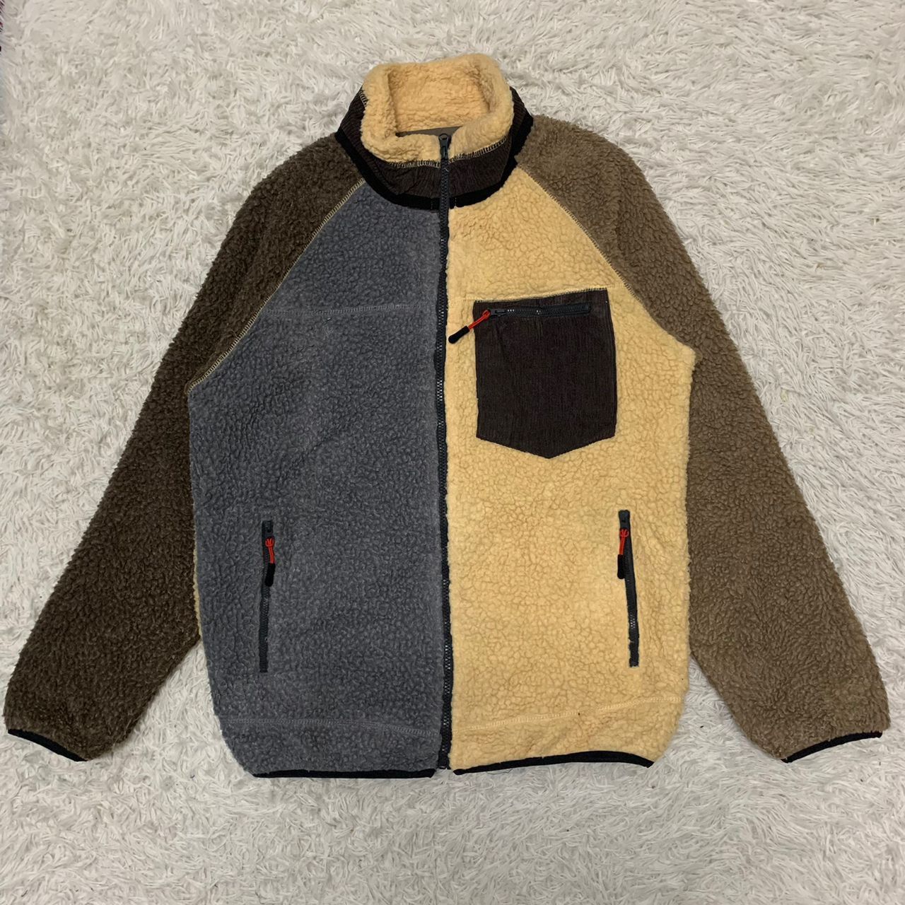 Ciaopanic 🔥Rare🔥 Block colour deep pile Ciopanic jacket Size US M / EU 48-50 / 2 - 1 Thumbnail