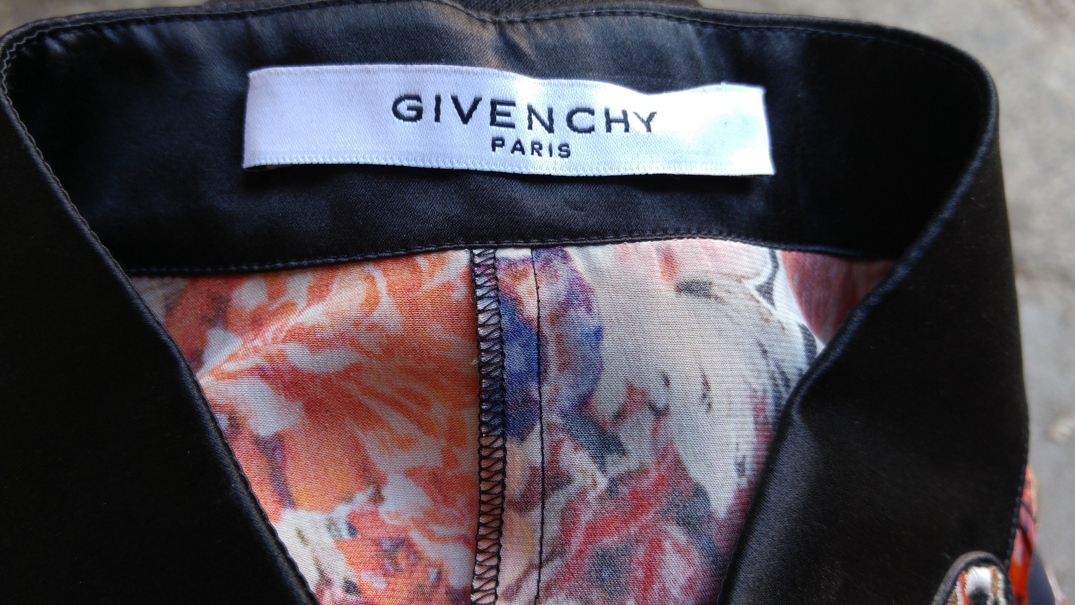 Givenchy $1190 Givenchy Women's Floral Butterfly Silk Satin Shirt Size S / US 4 / IT 40 - 10 Thumbnail