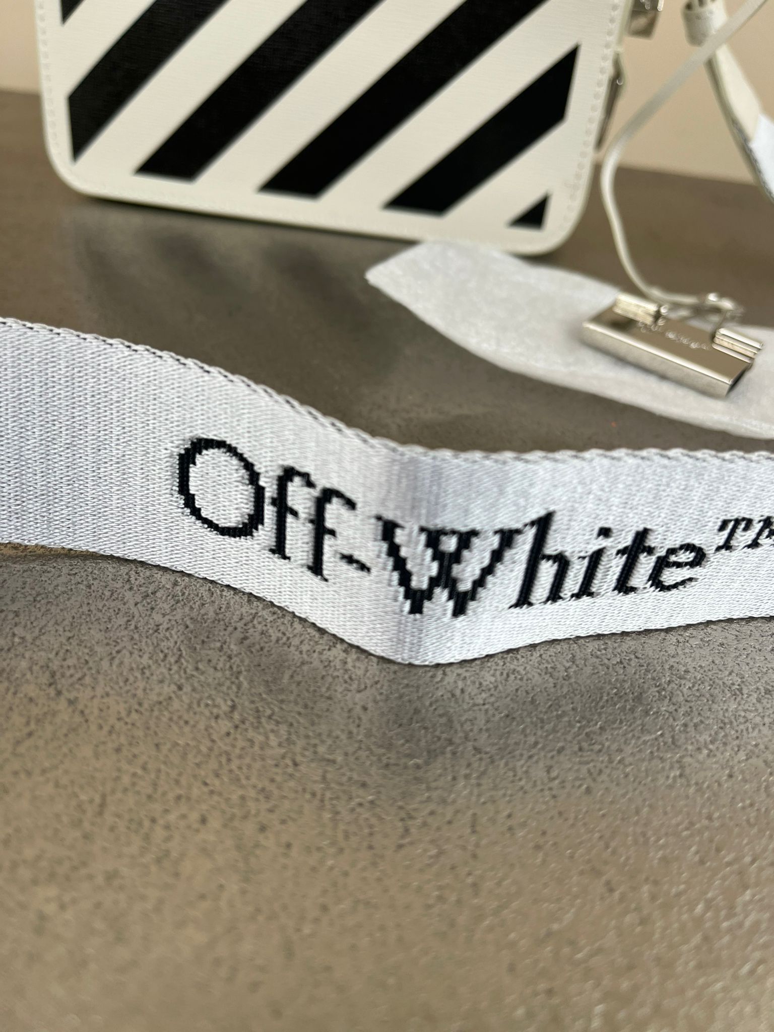 Off-White Binder Clip Diagonals Bags in White Size ONE SIZE - 11 Thumbnail