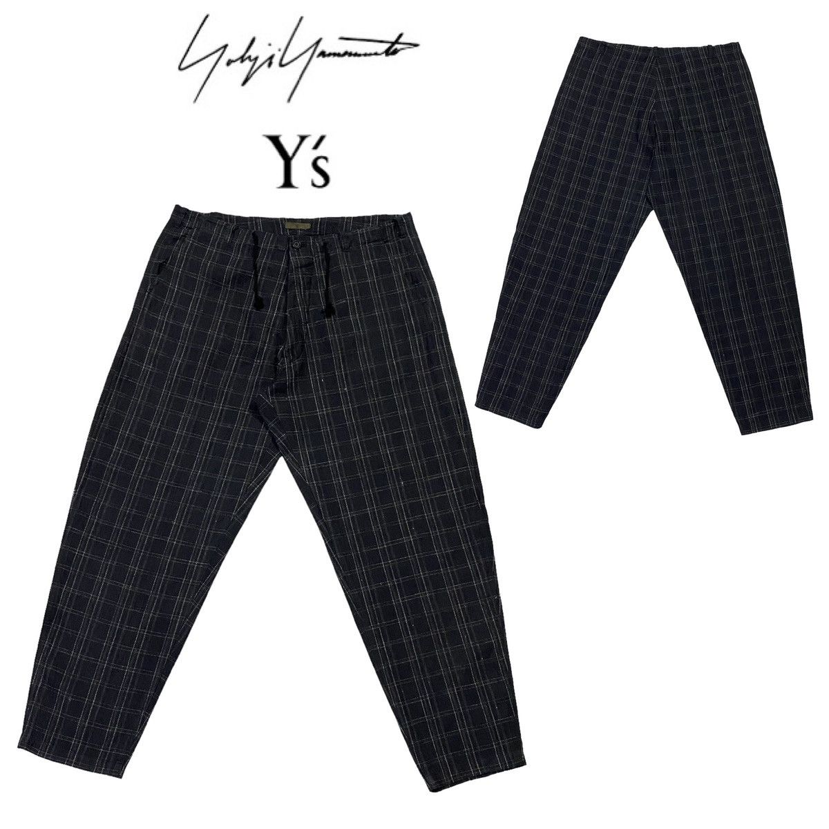 Yohji Yamamoto Y’s ( Yohji Yamamoto ) Trousers Pants Size US 35 - 1 Thumbnail