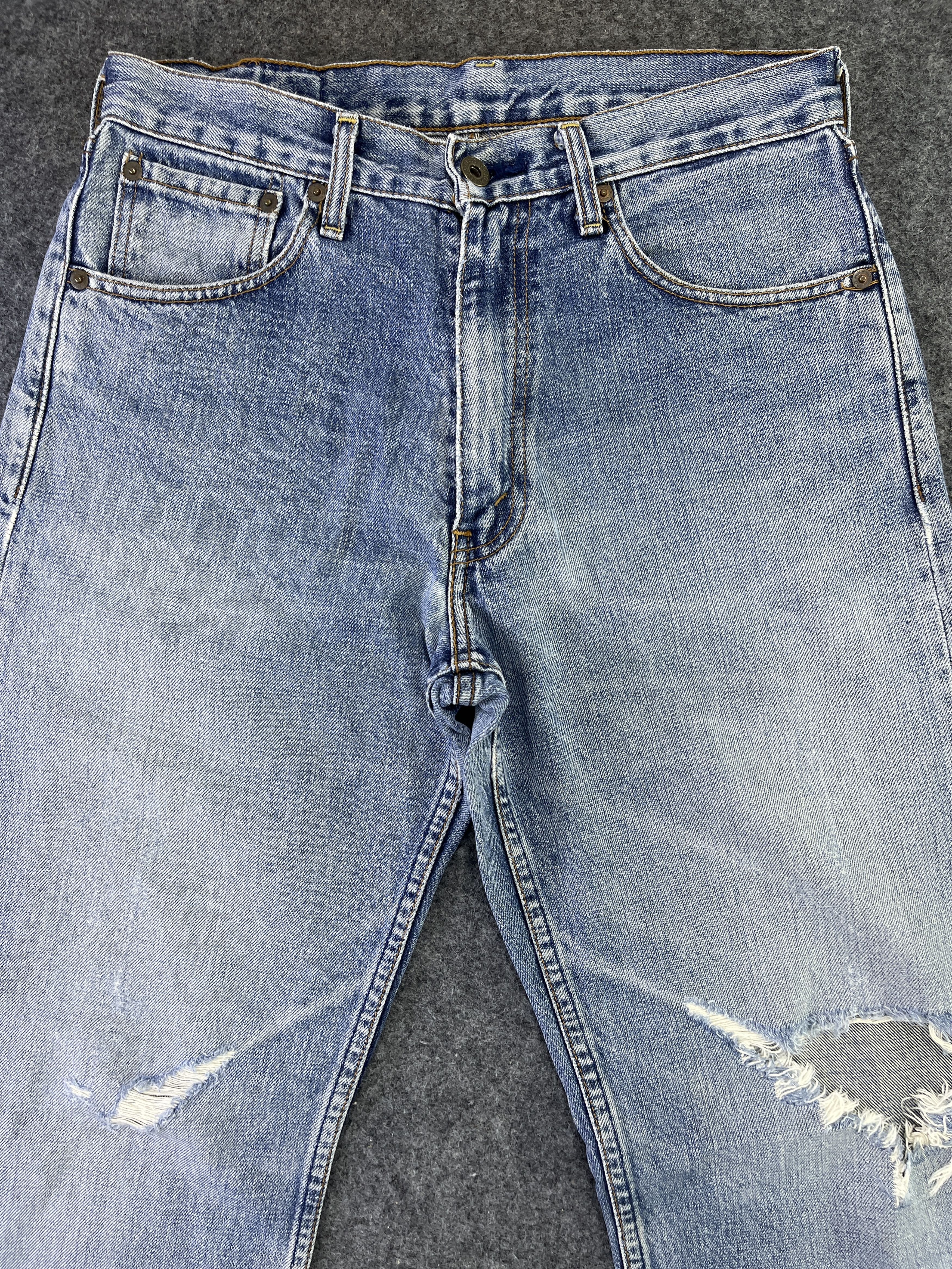 Levi's Vintage Levis 503 Distressed Jeans - J906 Size US 30 / EU 46 - 3 Thumbnail