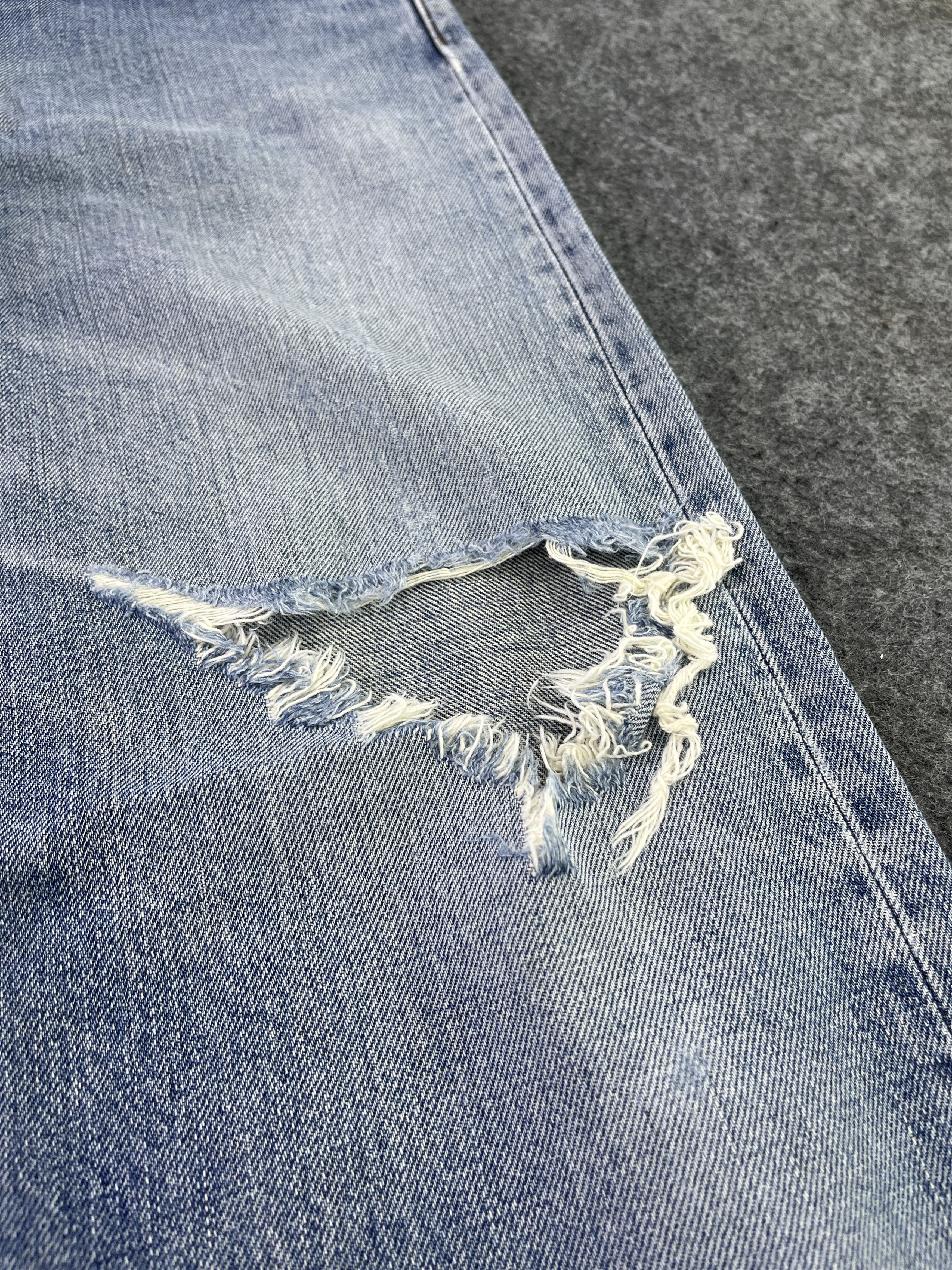 Levi's Vintage Levis 503 Distressed Jeans - J906 Size US 30 / EU 46 - 11 Thumbnail