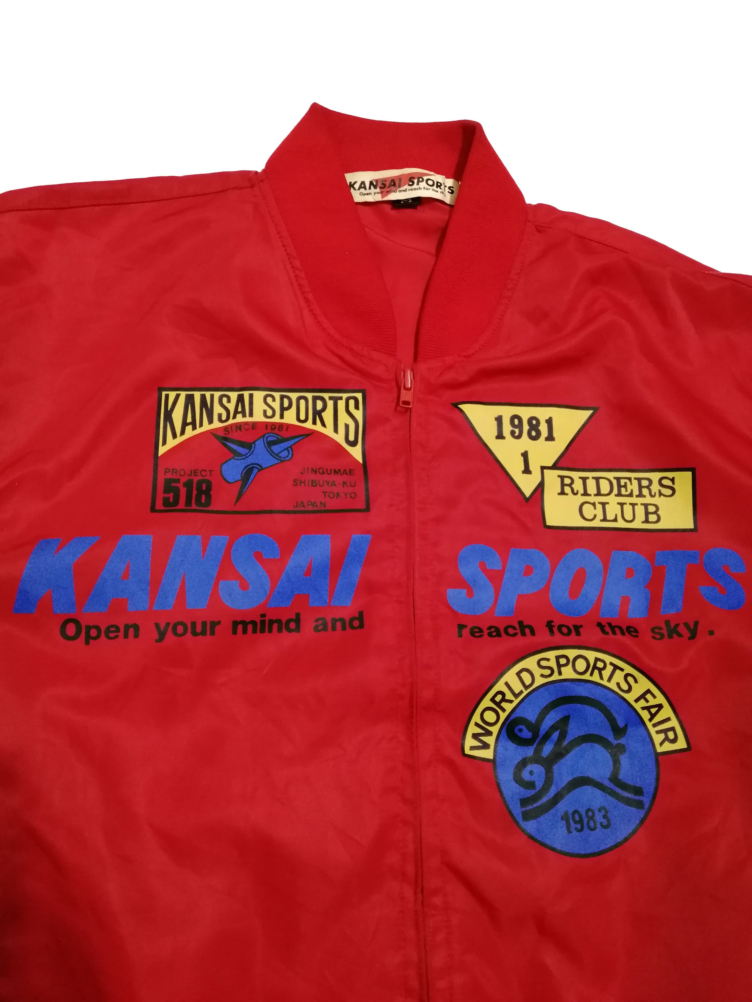 Kansai Yamamoto 💥Archive Vintage Kansai Sports riders club sweater RARE Size US M / EU 48-50 / 2 - 3 Thumbnail