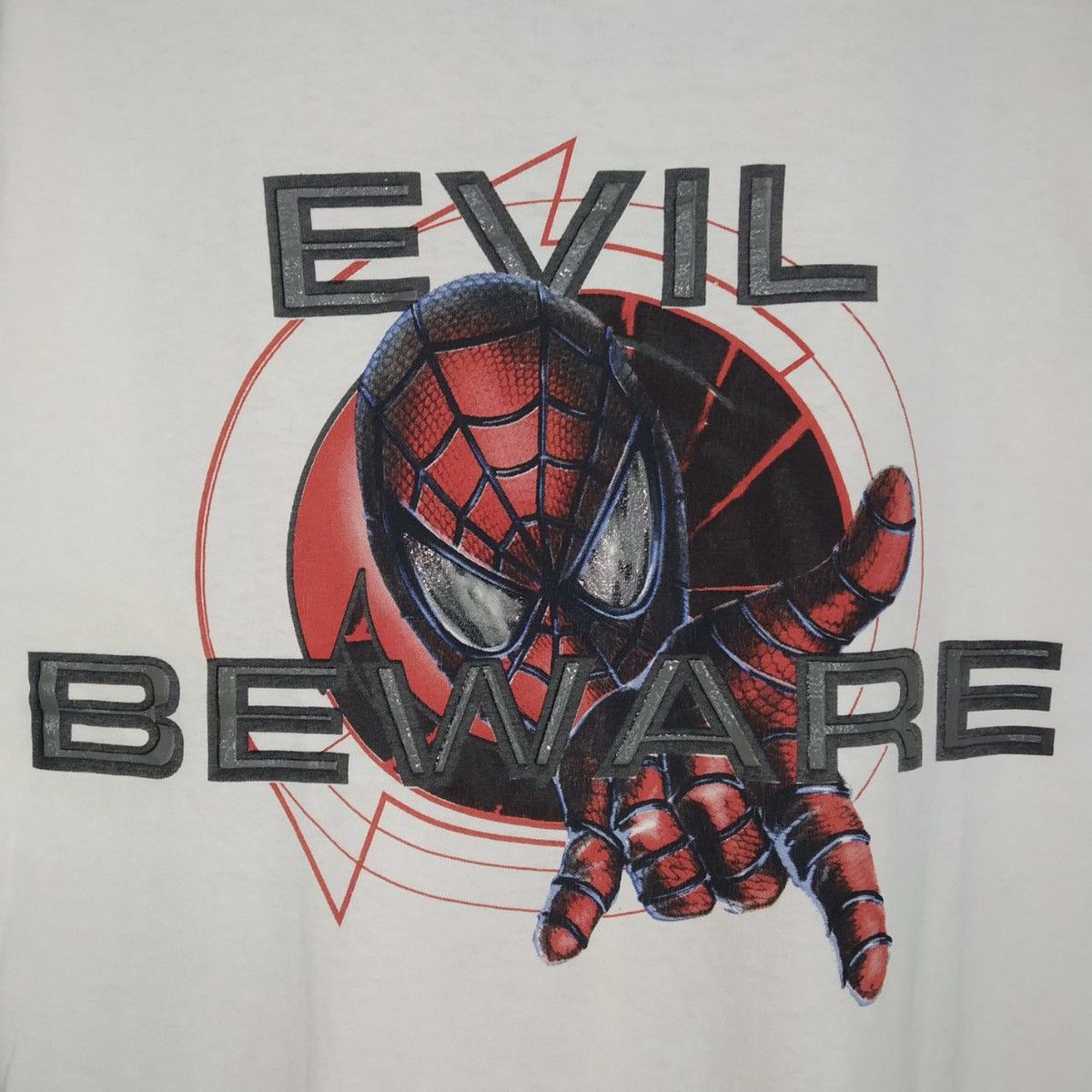 Marvel Comics Vintage Spider Man Evil Beware Superhero Marvel Comics LS Size US M / EU 48-50 / 2 - 5 Thumbnail