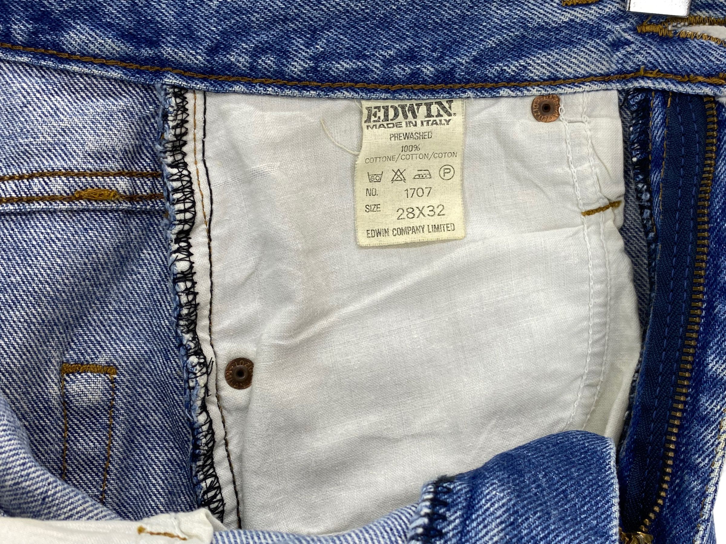 Edwin Vintage Edwin High-Waist Light Wash Jeans – Made in Italy Size 25" / US 0 / IT 36 - 11 Thumbnail