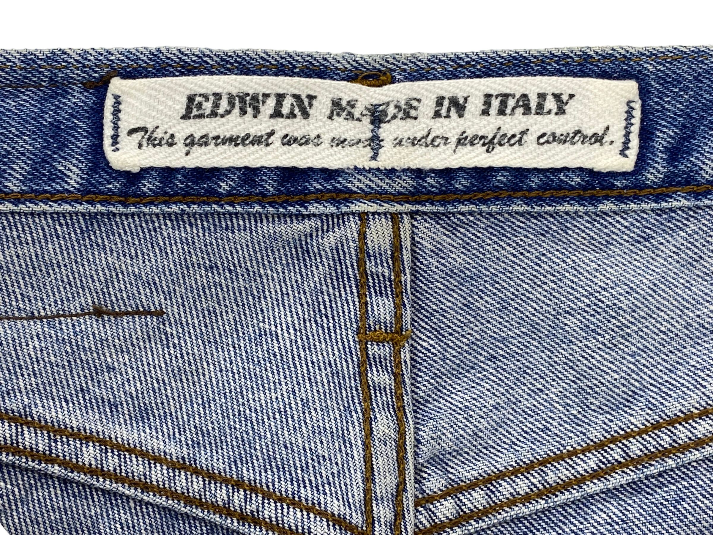 Edwin Vintage Edwin High-Waist Light Wash Jeans – Made in Italy Size 25" / US 0 / IT 36 - 12 Thumbnail