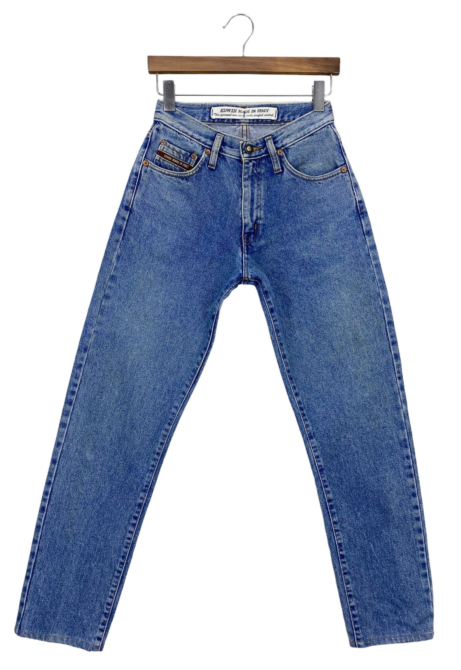 Edwin Vintage Edwin High-Waist Light Wash Jeans – Made in Italy Size 25" / US 0 / IT 36 - 2 Thumbnail