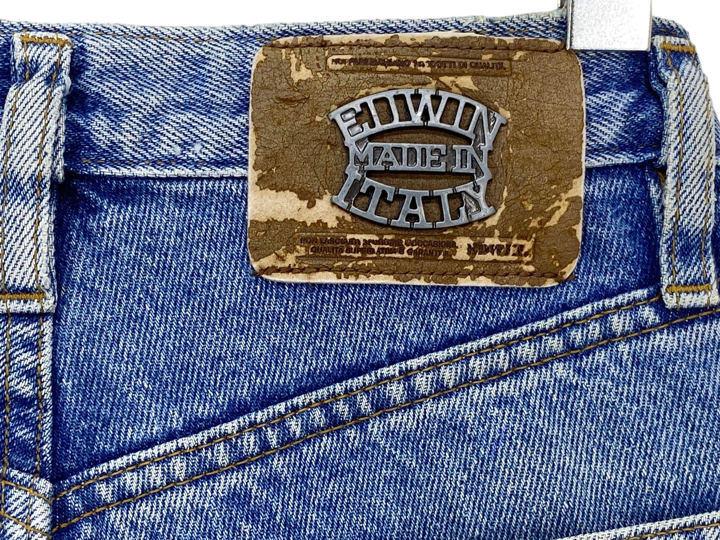 Edwin Vintage Edwin High-Waist Light Wash Jeans – Made in Italy Size 25" / US 0 / IT 36 - 15 Thumbnail
