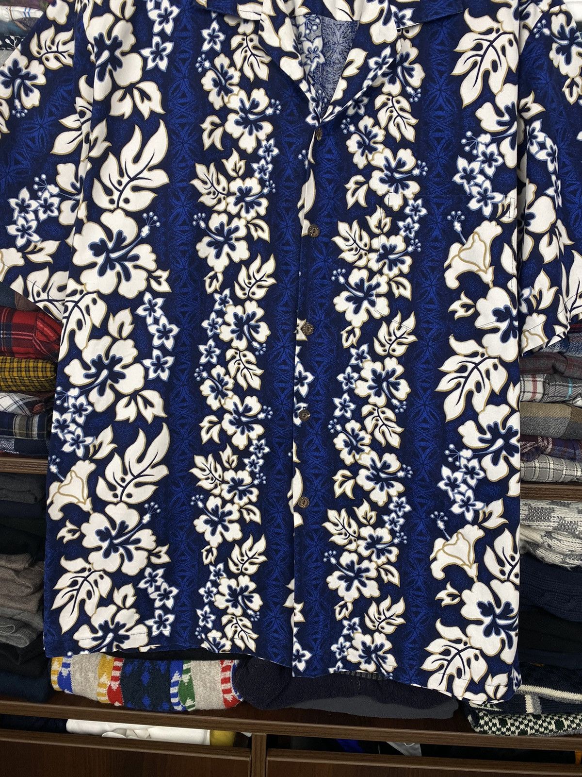 Vintage Vintage Hawaiian Shirt Camp Collar Size US XL / EU 56 / 4 - 3 Thumbnail