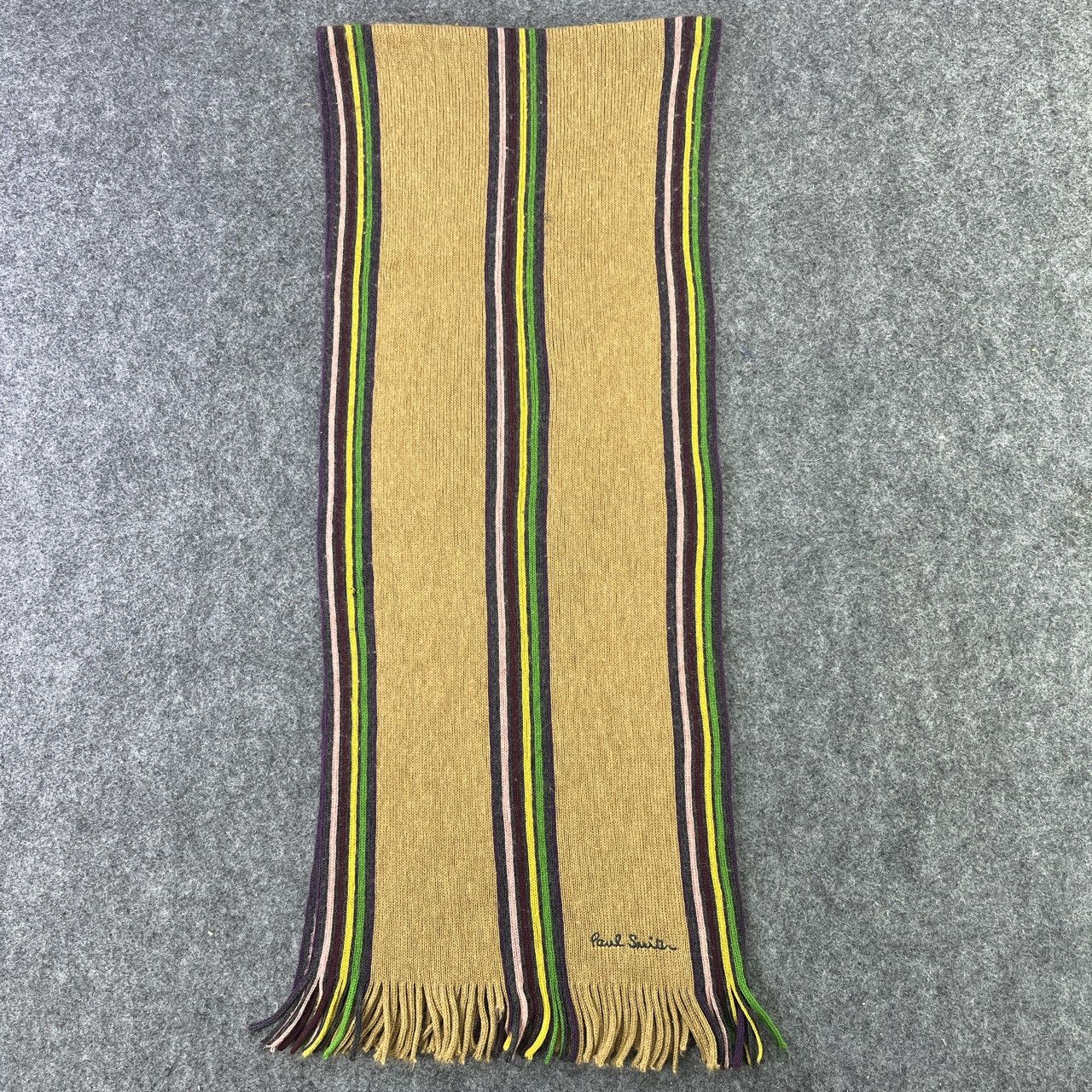 Paul Smith × Vintage Paul Smith Scarf Muffler Neckwear - T370 Size ONE SIZE - 2 Thumbnail