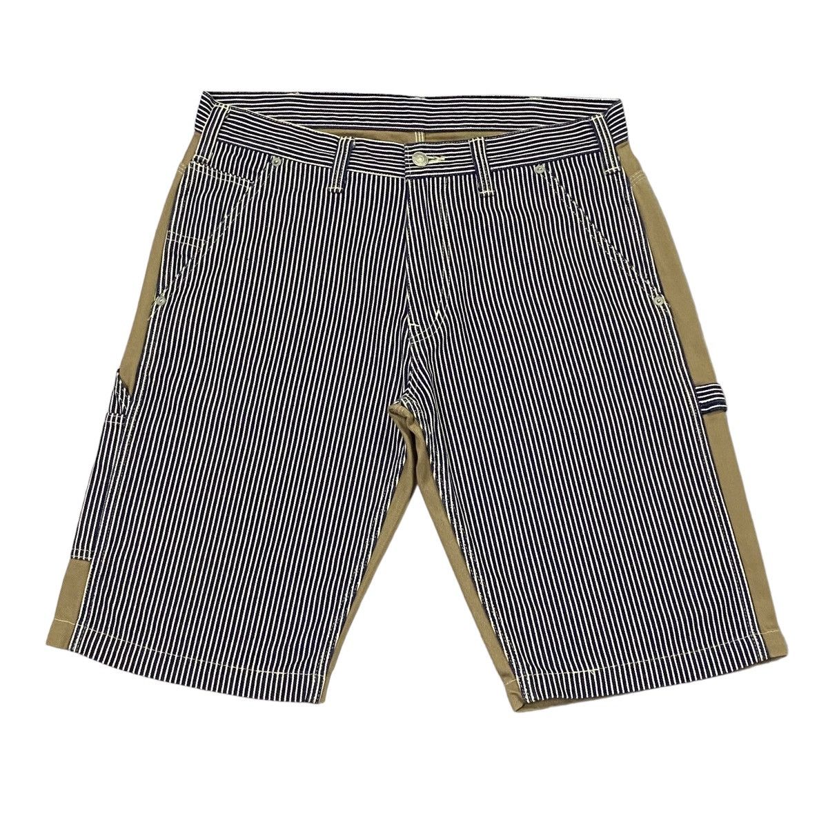 KOJIMA GENES Kojima Genes Hickory Tow Colour Denim Shorts Pants Size US 33 - 2 Thumbnail