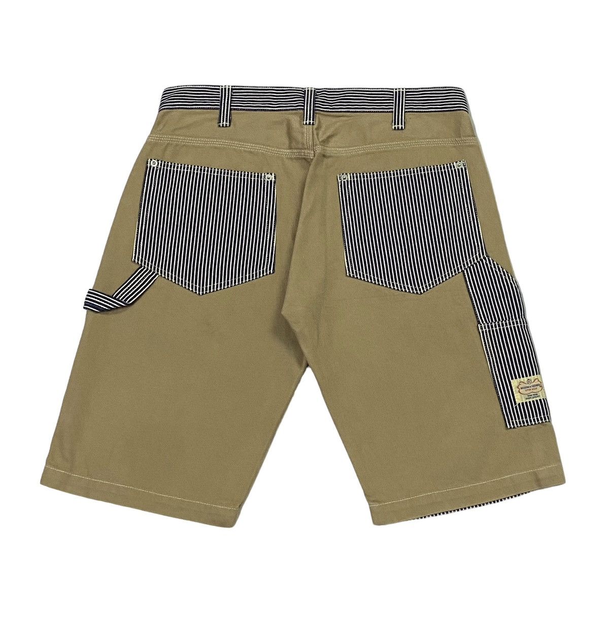 KOJIMA GENES Kojima Genes Hickory Tow Colour Denim Shorts Pants Size US 33 - 3 Thumbnail