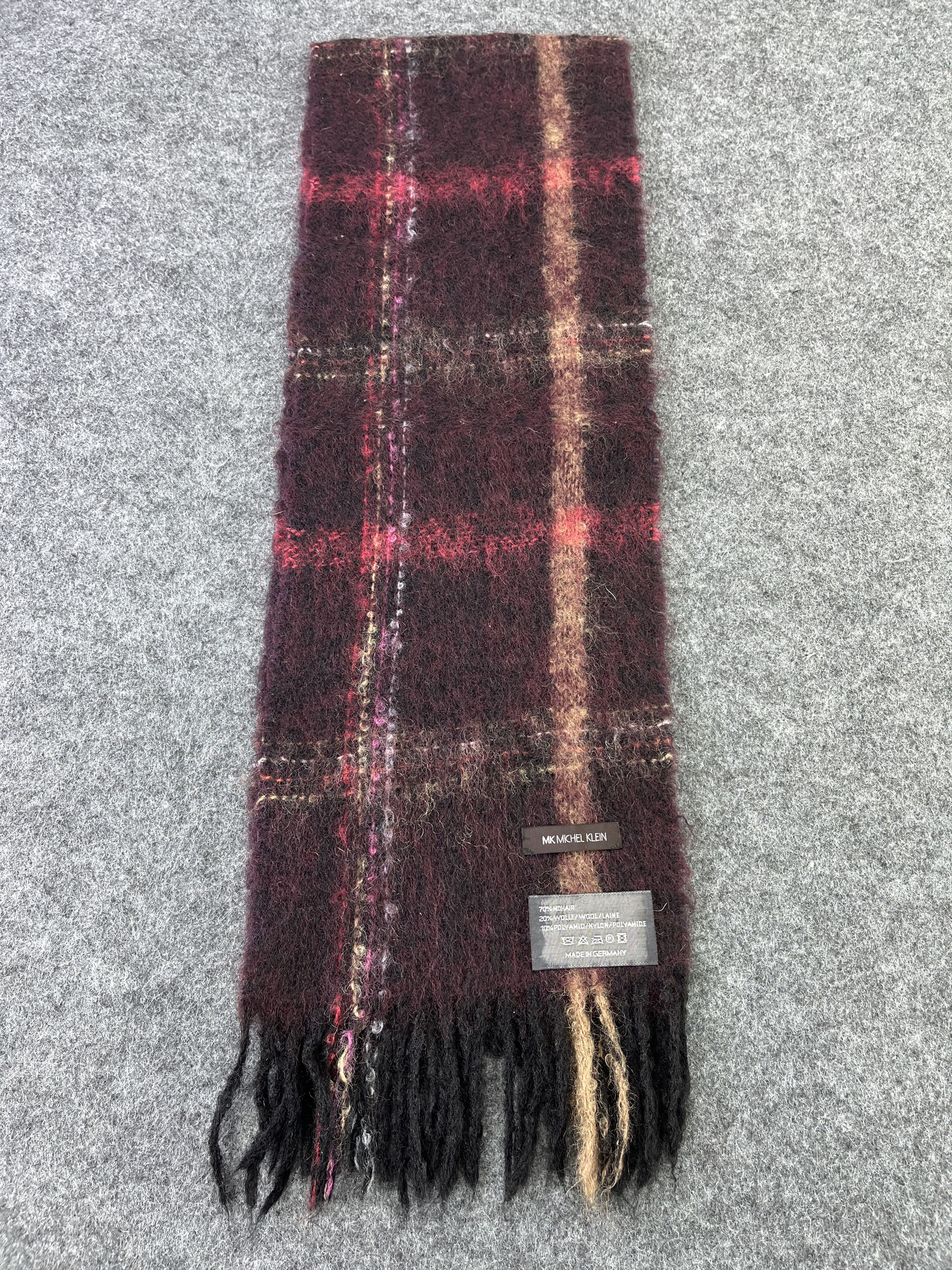 Michel Klein × Vintage MICHEL KLEIN MOHAIR SCARVES / MUFFLER / NECKWEAR T143 Size ONE SIZE - 2 Thumbnail