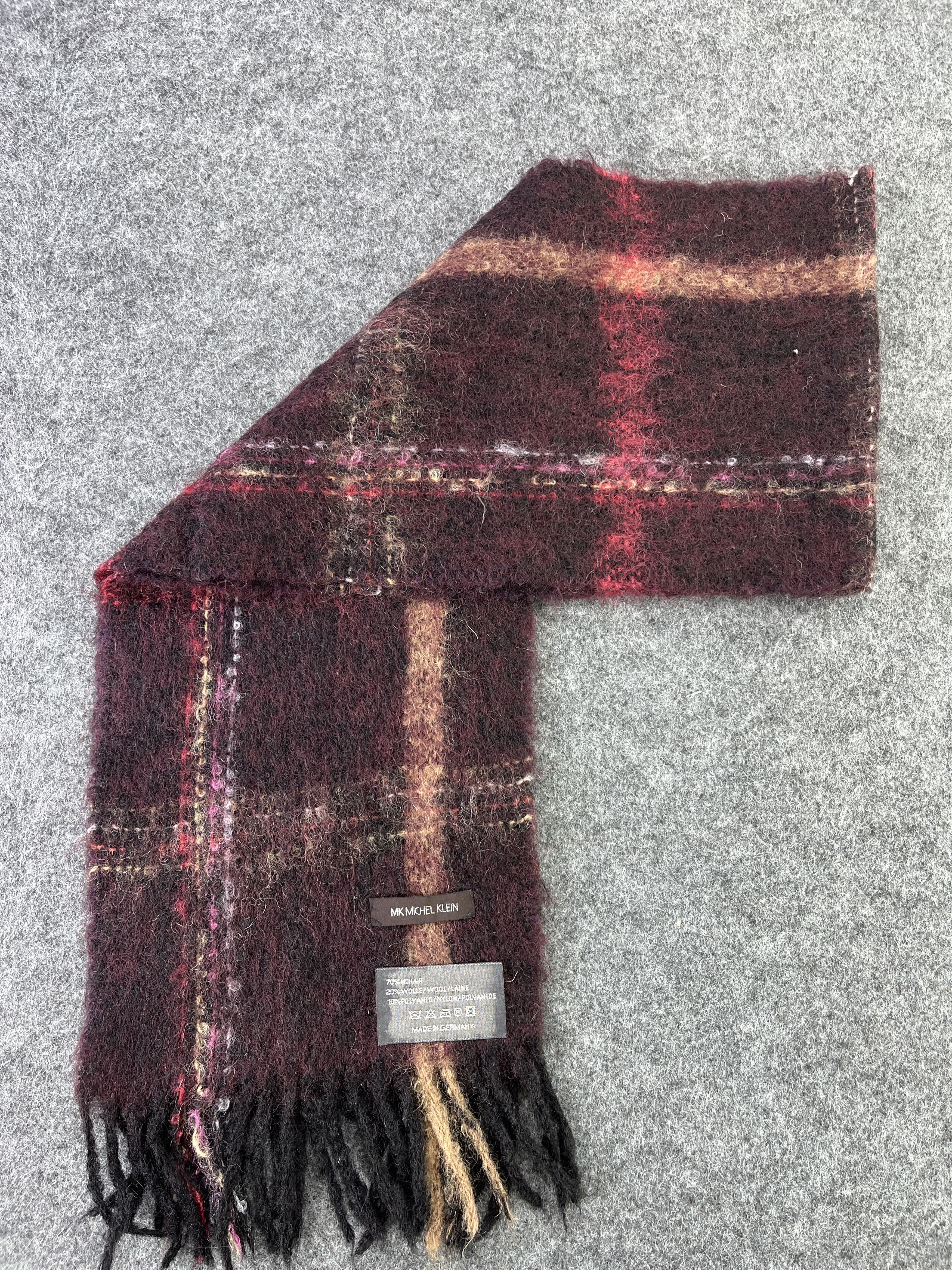 Michel Klein × Vintage MICHEL KLEIN MOHAIR SCARVES / MUFFLER / NECKWEAR T143 Size ONE SIZE - 3 Thumbnail
