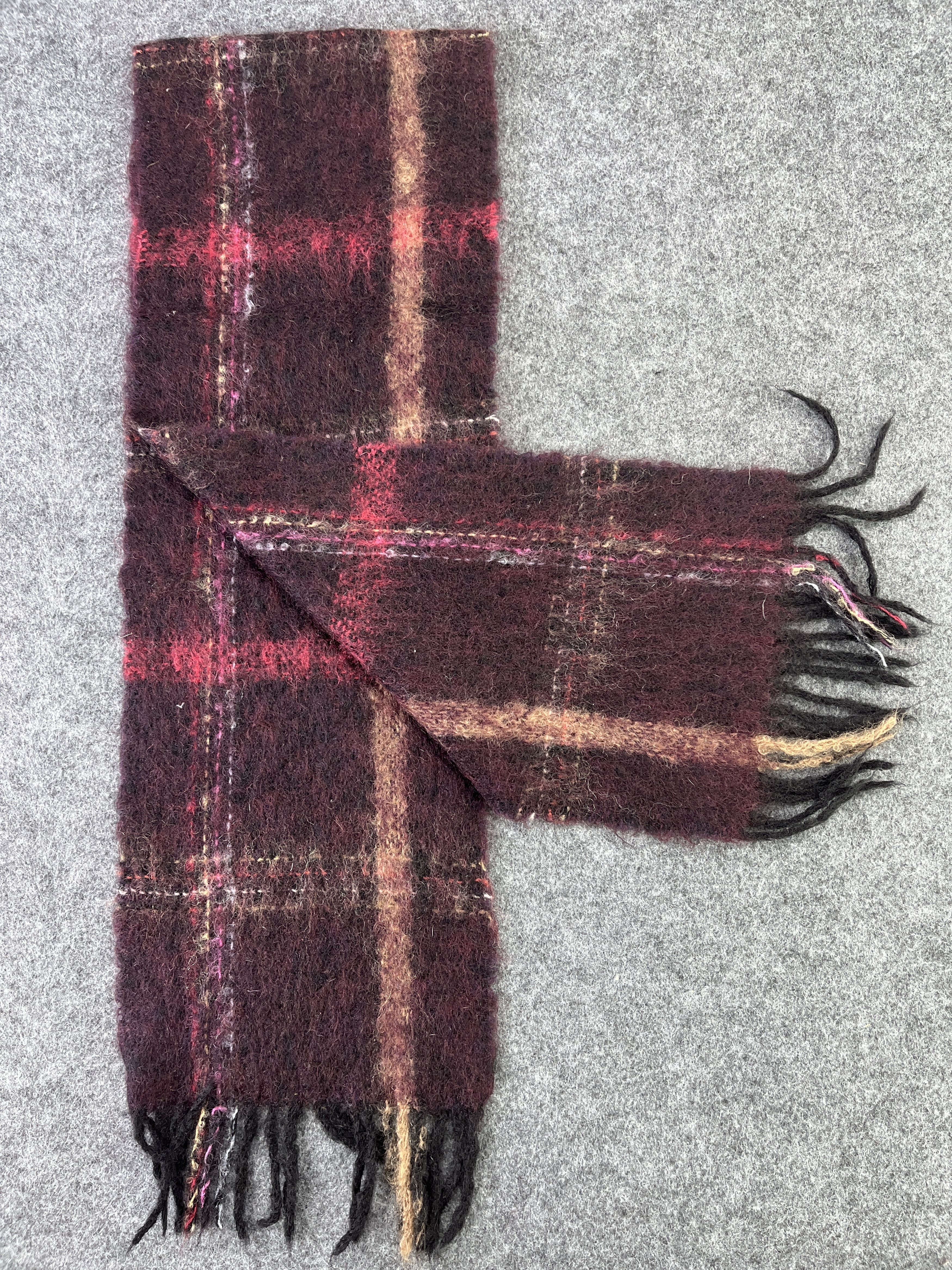 Michel Klein × Vintage MICHEL KLEIN MOHAIR SCARVES / MUFFLER / NECKWEAR T143 Size ONE SIZE - 4 Thumbnail