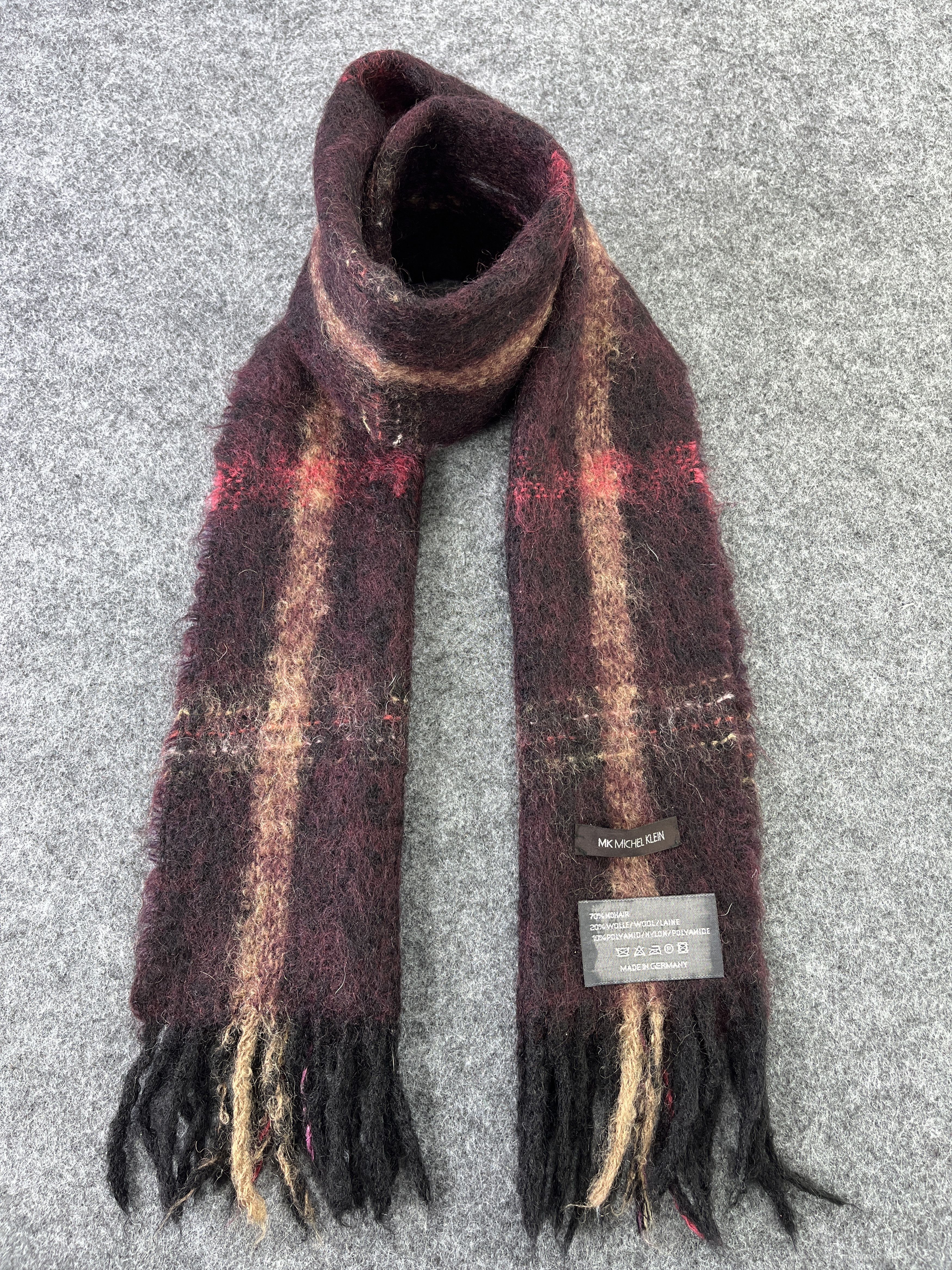 Michel Klein × Vintage MICHEL KLEIN MOHAIR SCARVES / MUFFLER / NECKWEAR T143 Size ONE SIZE - 1 Thumbnail